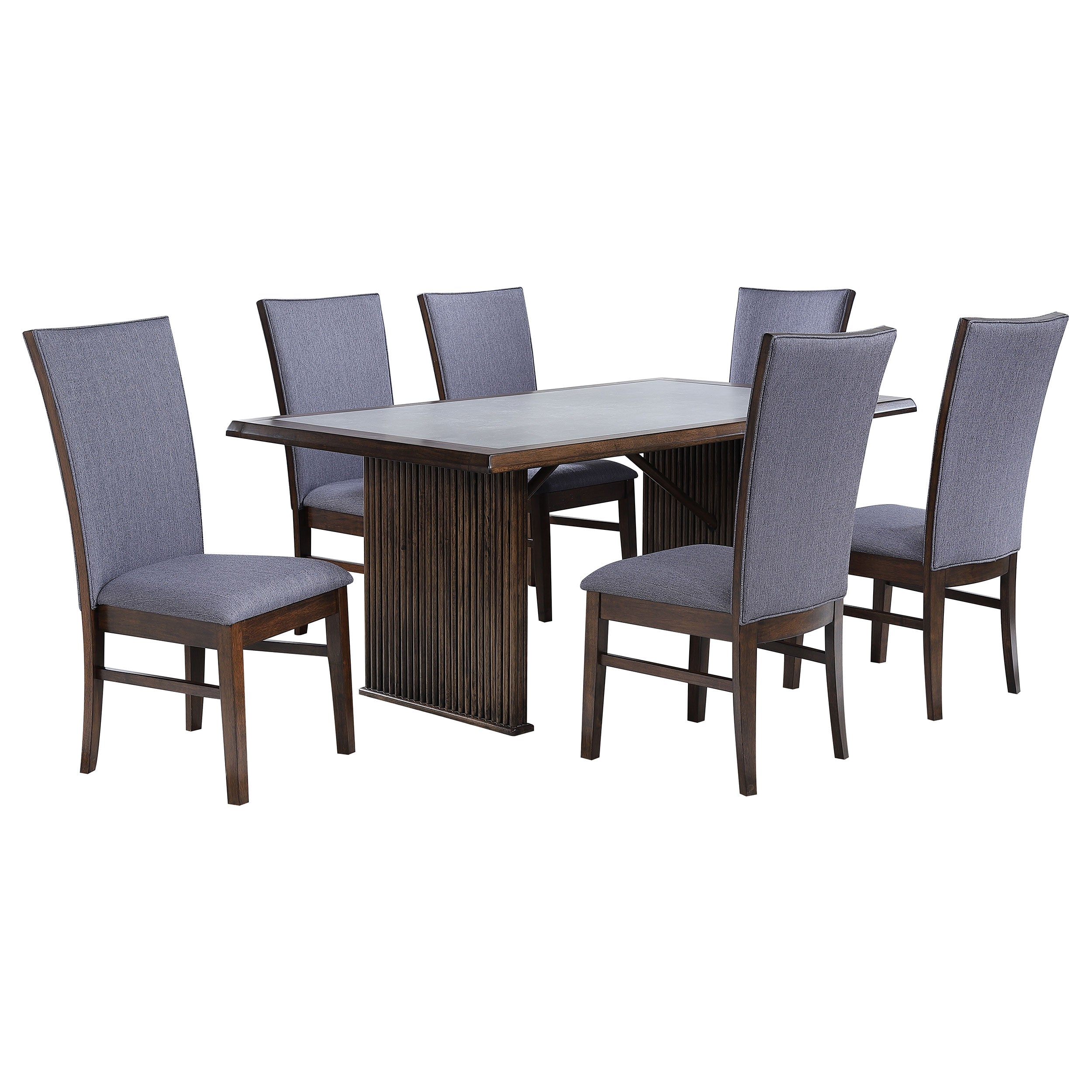 Sherwood  Rectangular Dining Table Set Brown