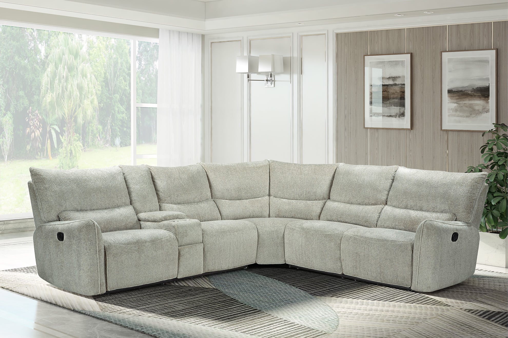Remsen Manual Reclining Sectional Sofa
