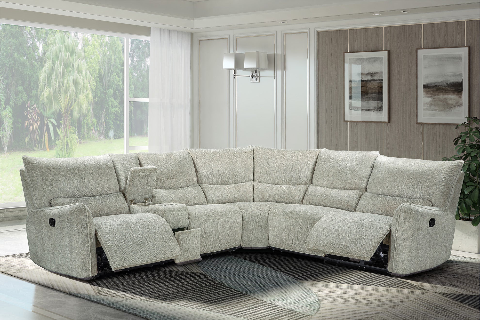 Remsen Manual Reclining Sectional Sofa