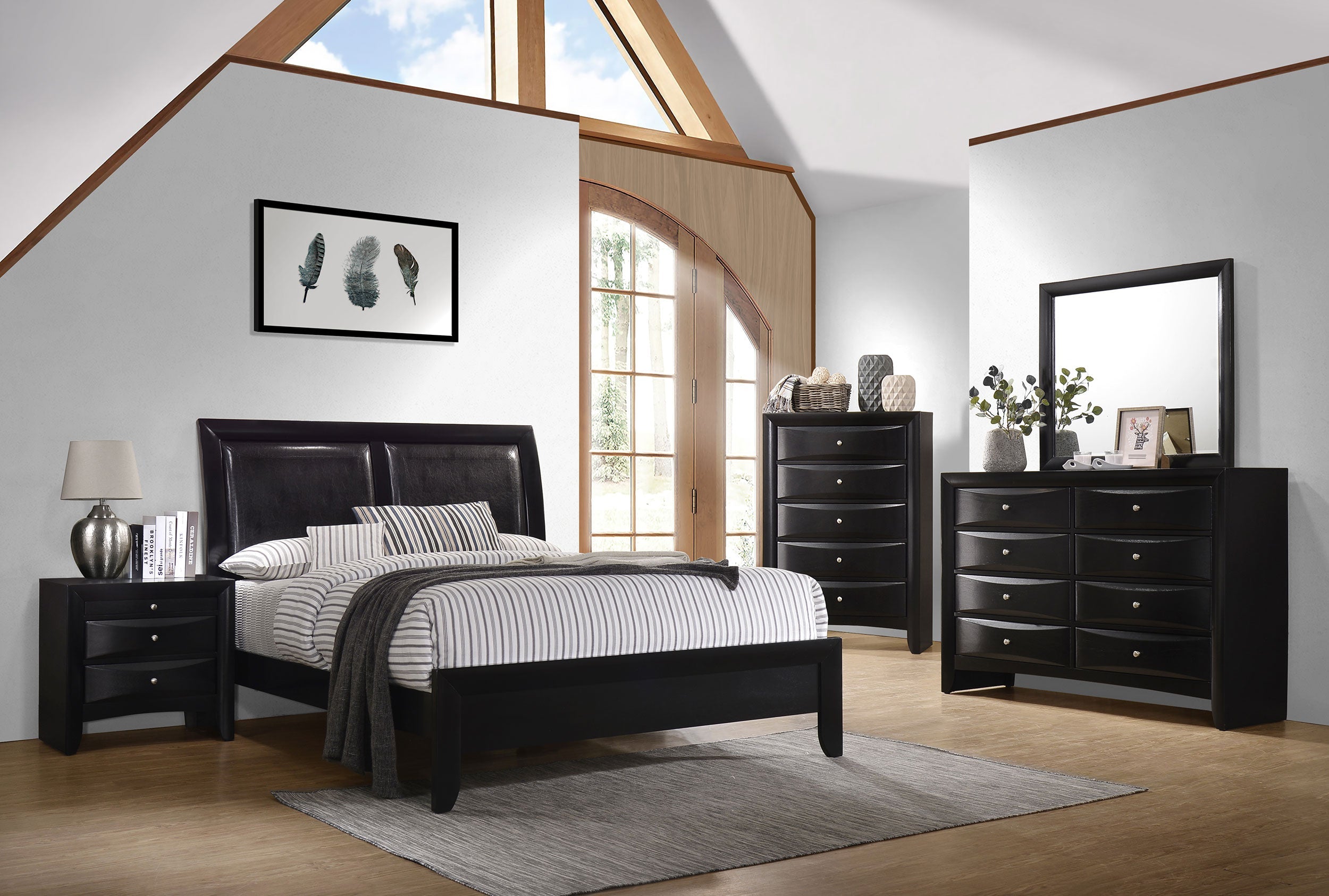 Briana  Bedroom Set Black