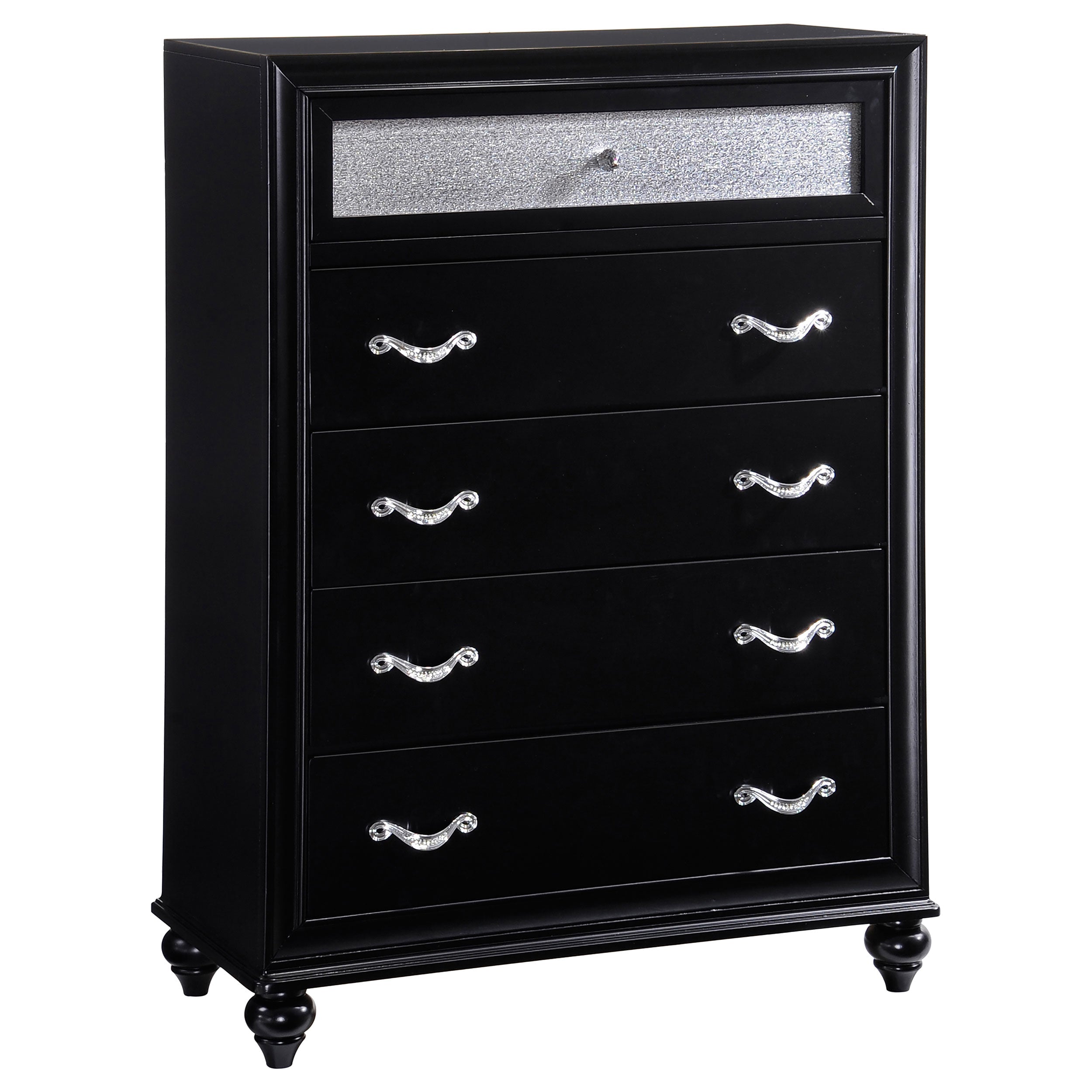 Barzini Bedroom Set Black