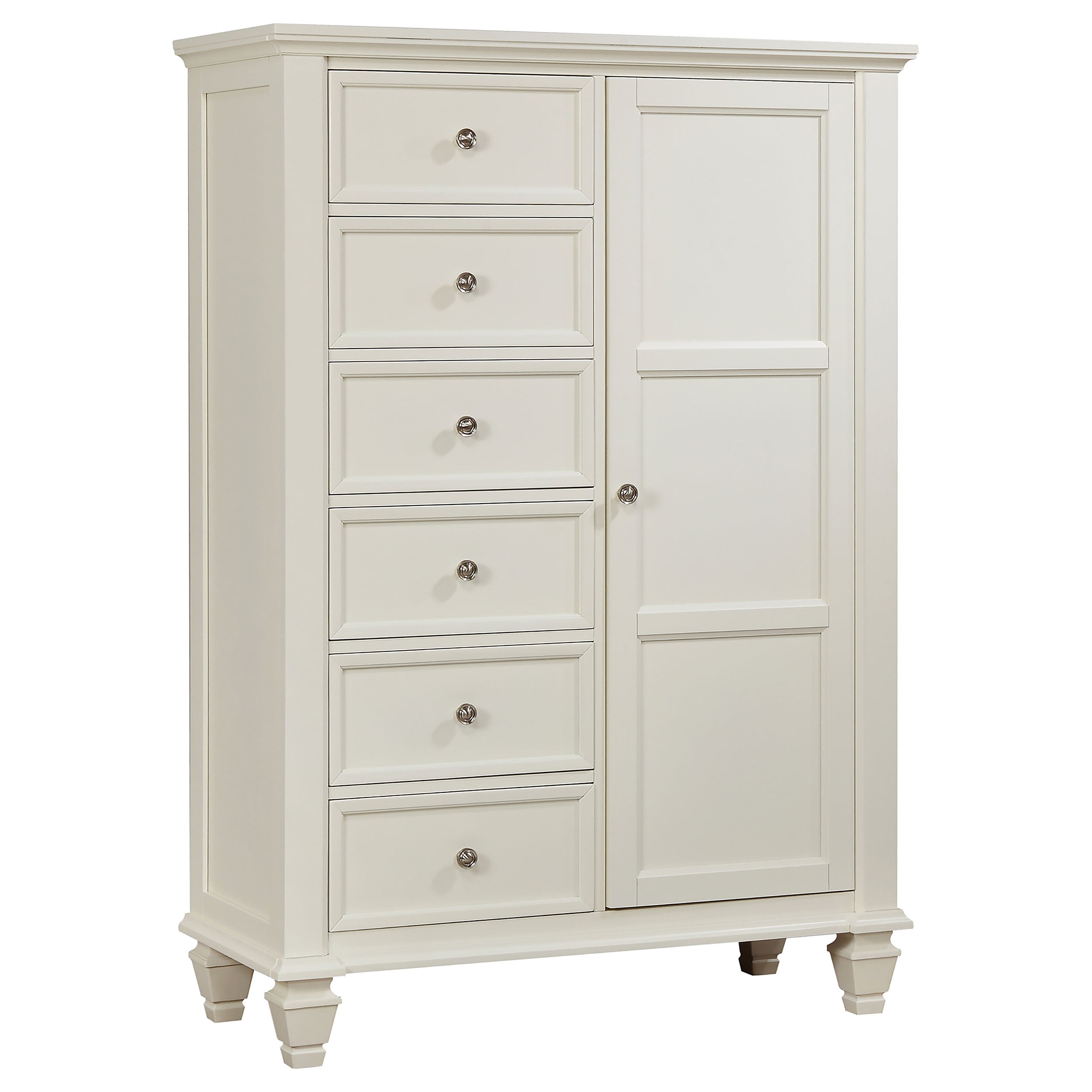 Sandy Beach 5-drawer Bedroom Chest Black
