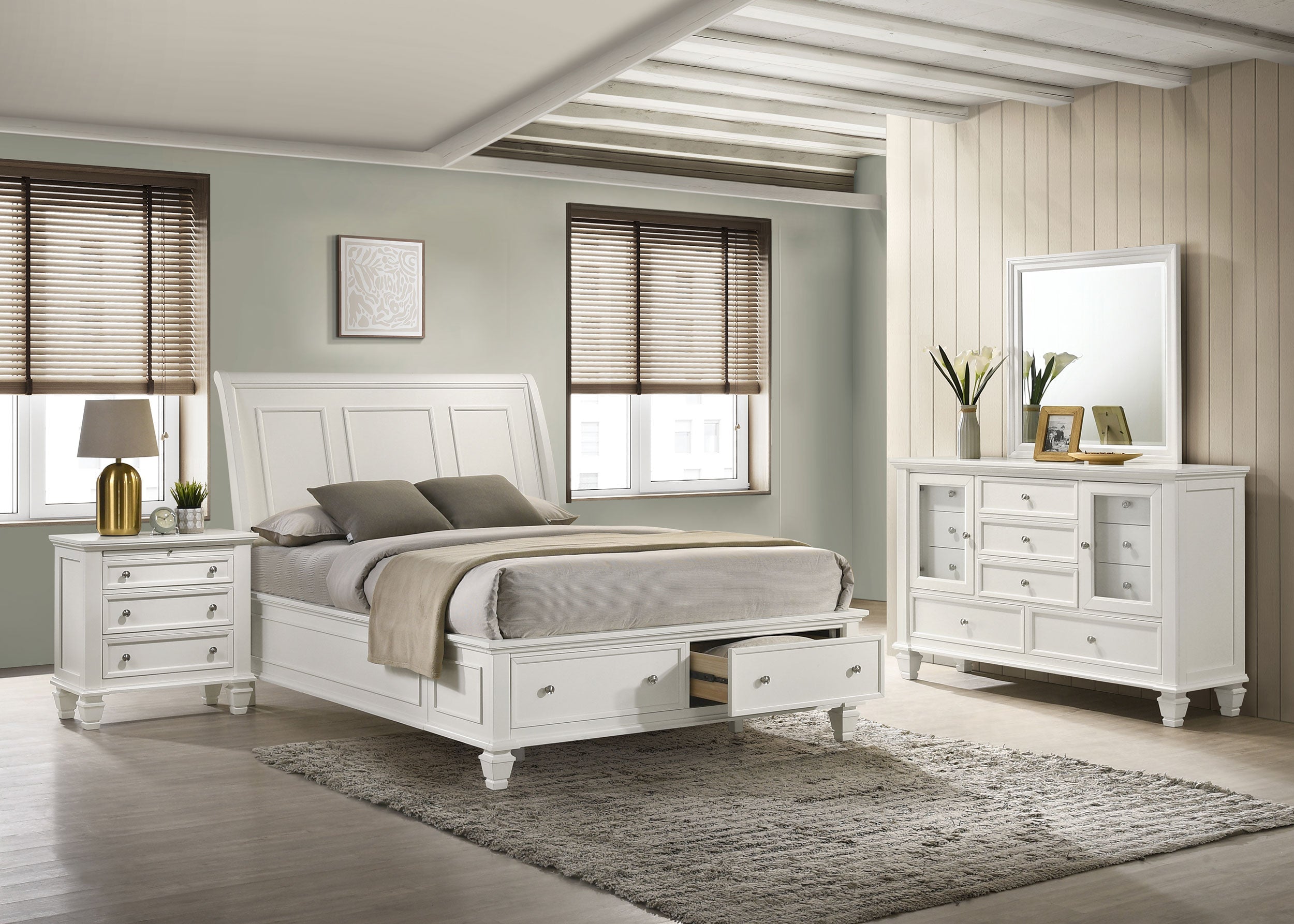 Sandy Beach Bedroom Set Black