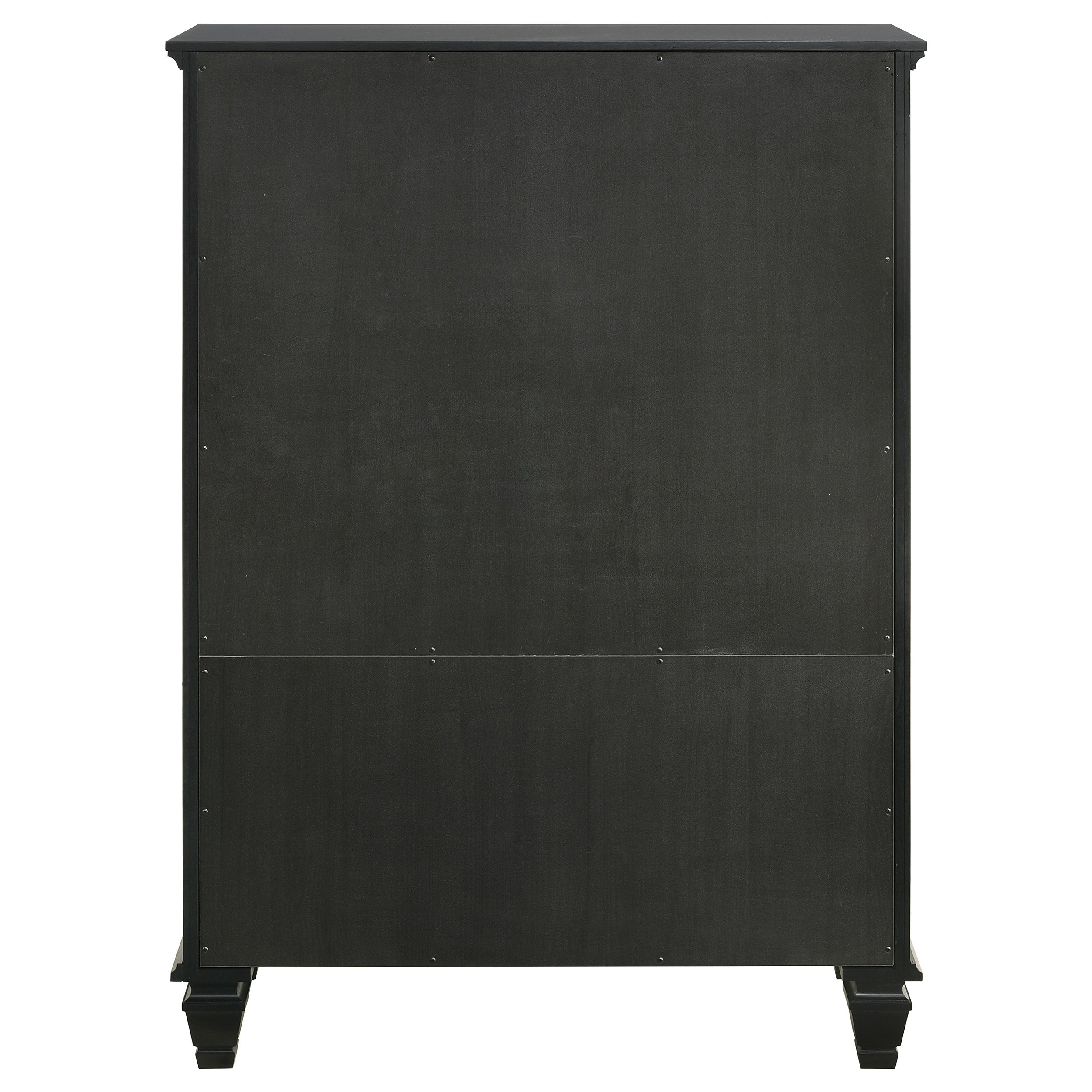 Sandy Beach 5-drawer Bedroom Chest Black
