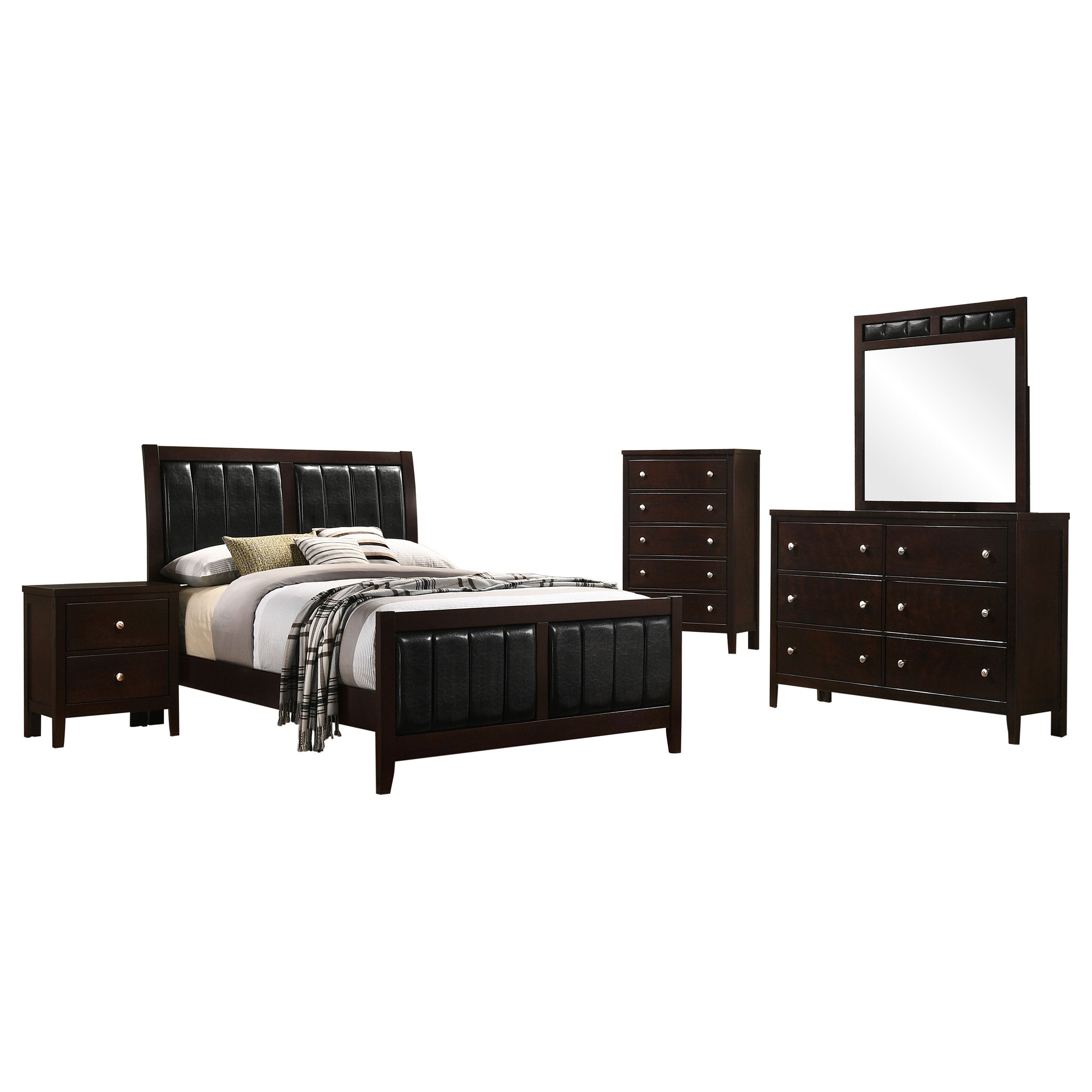Carlton  Bedroom Set Cappuccino