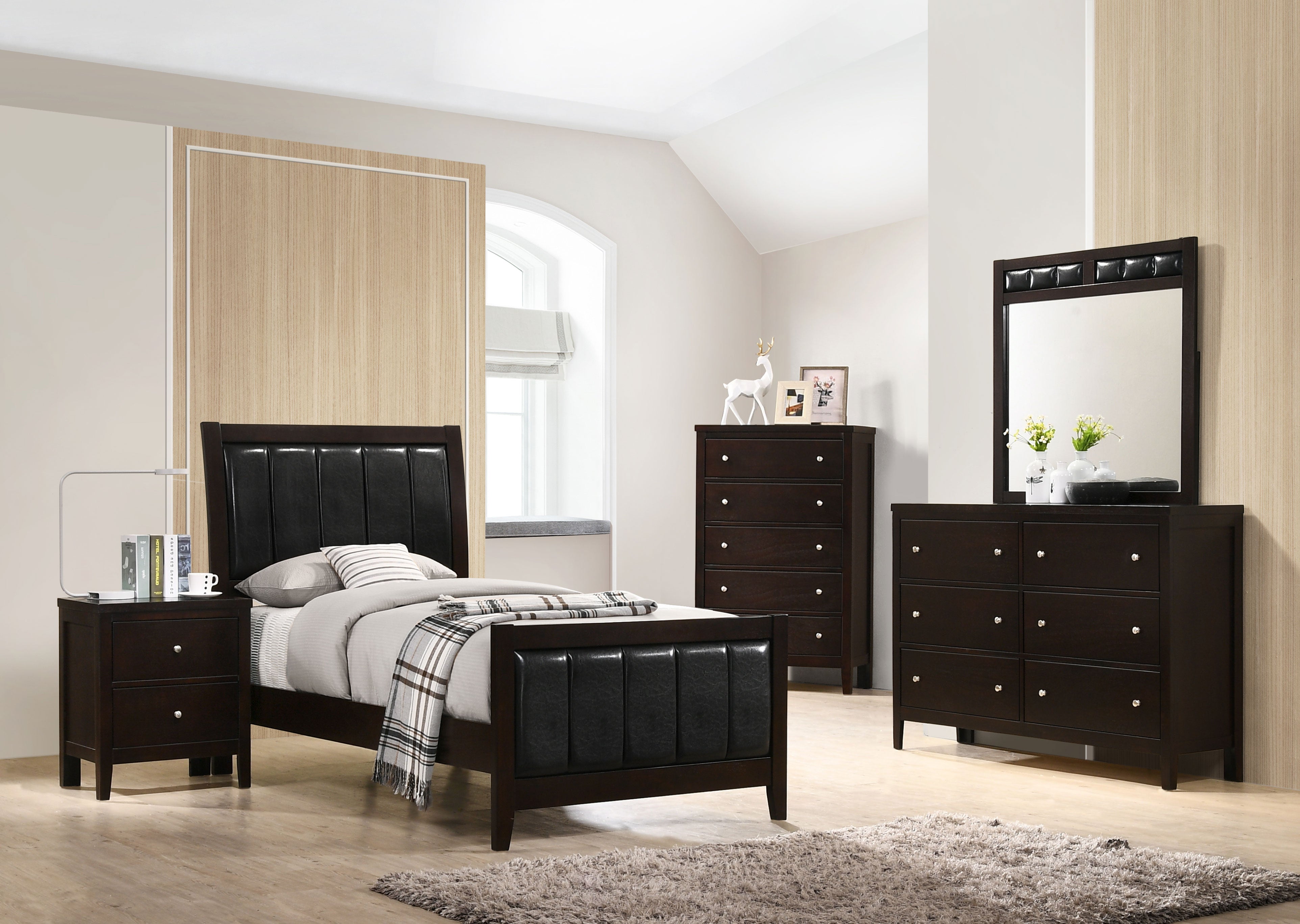 Carlton  Bedroom Set Cappuccino
