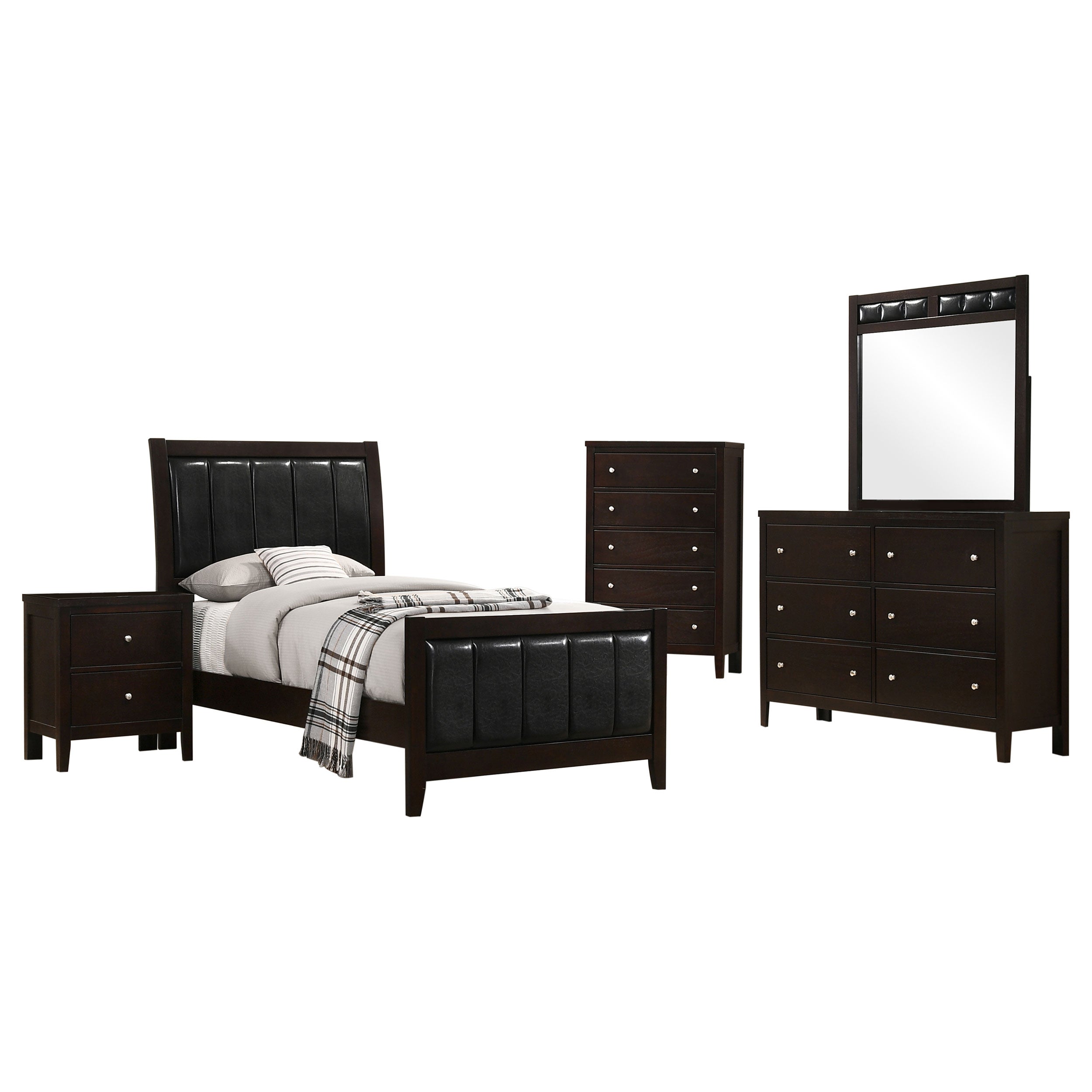 Carlton  Bedroom Set Cappuccino