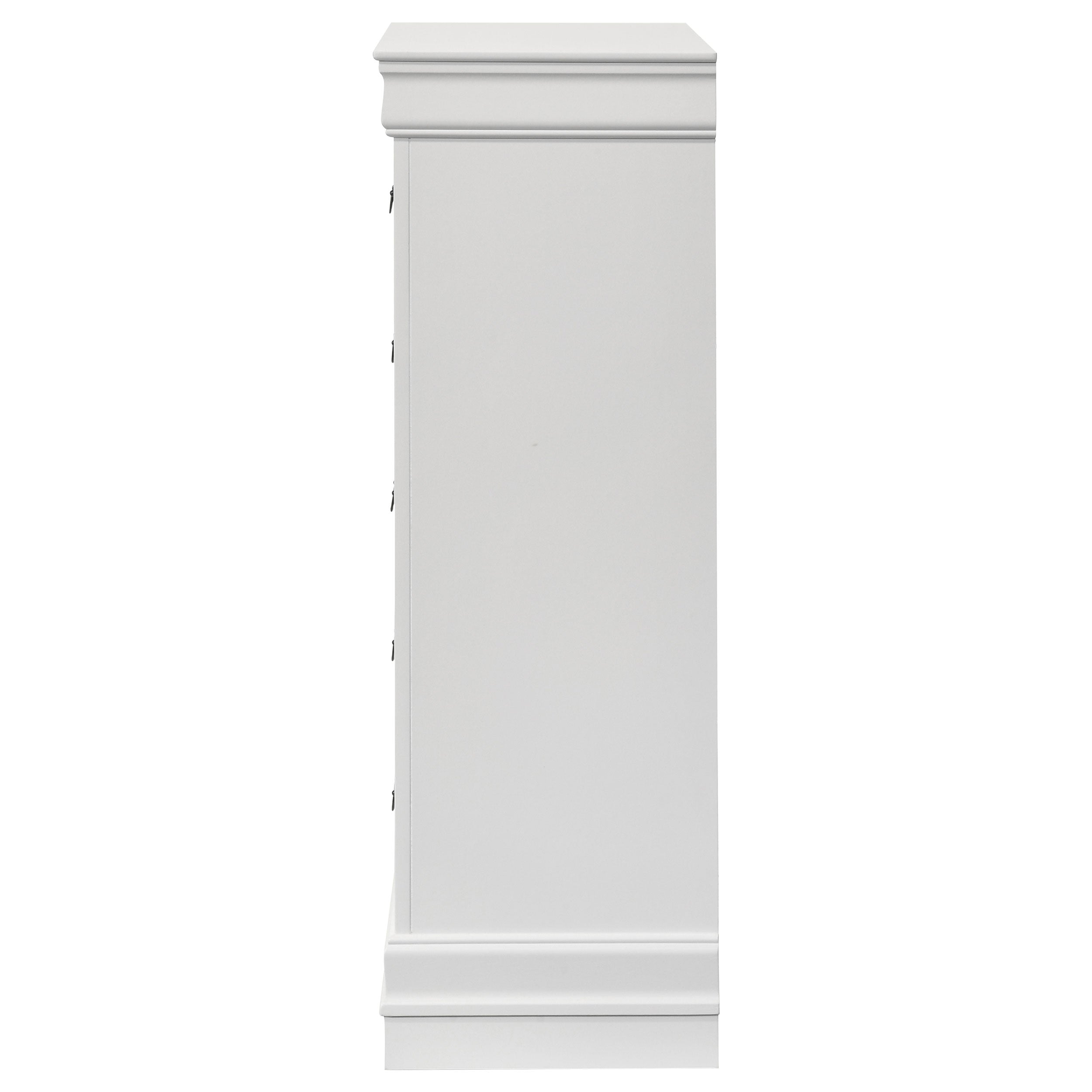 Louis Philippe 5-drawer Bedroom Chest Cappuccino