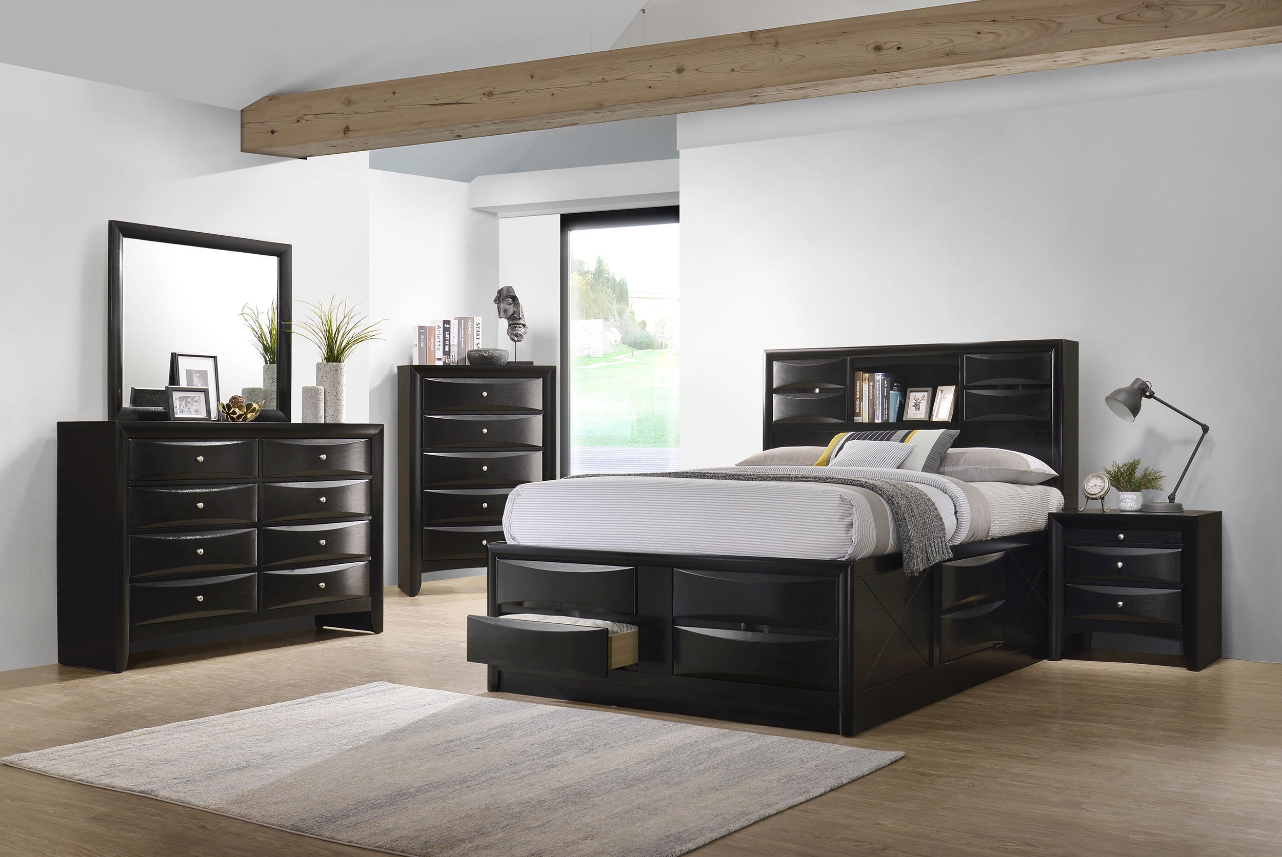 Briana  Bedroom Set Black