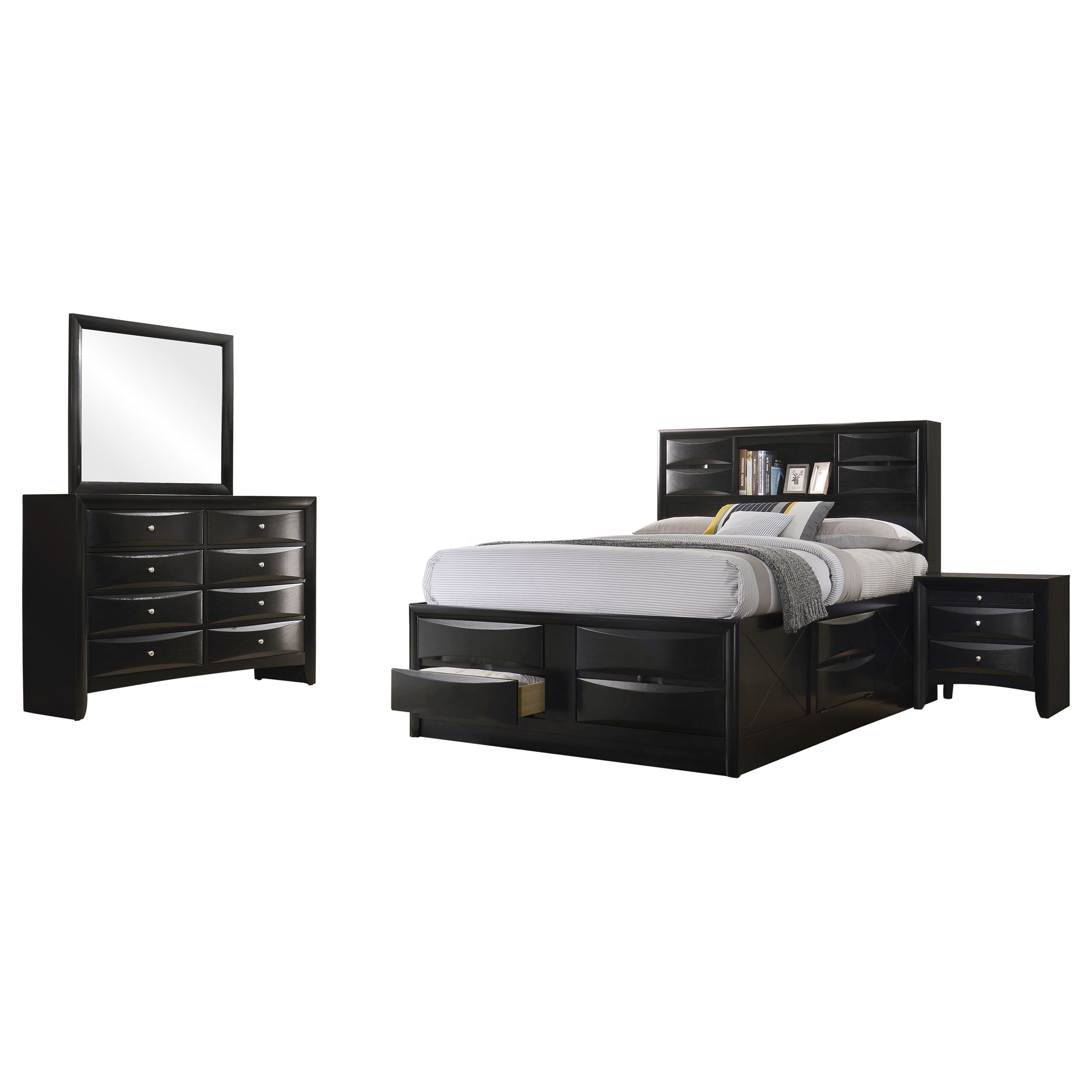 Briana  Bedroom Set Black