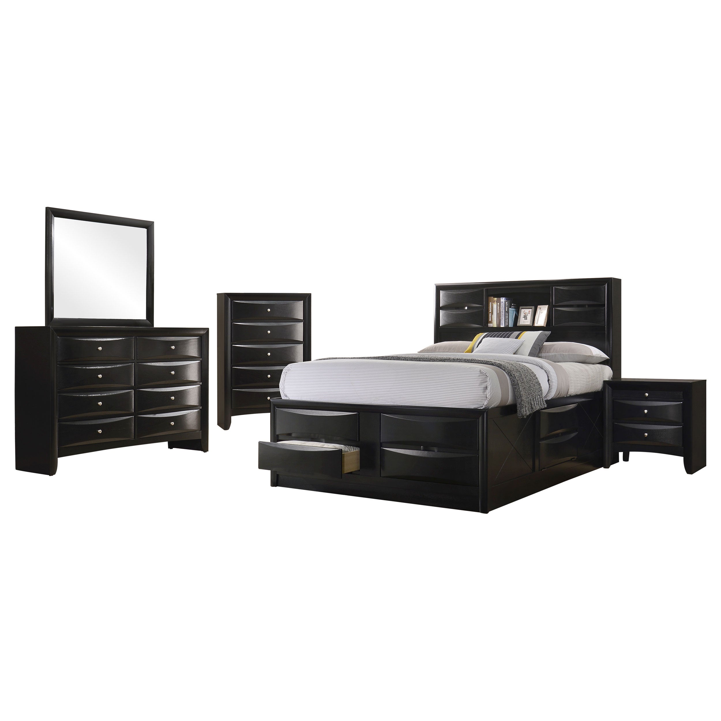 Briana  Bedroom Set Black