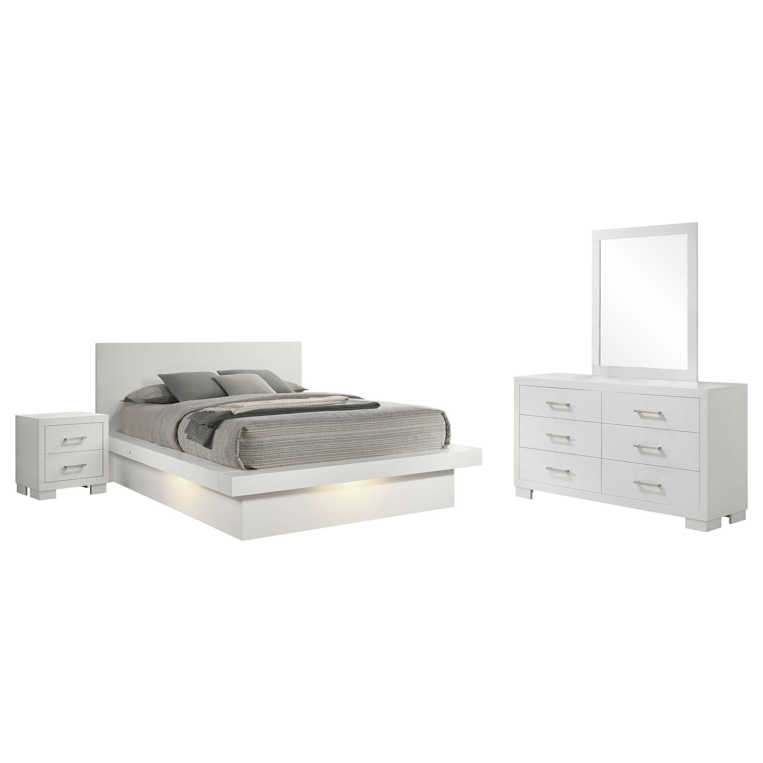 Jessica Bedroom Set Cappuccino