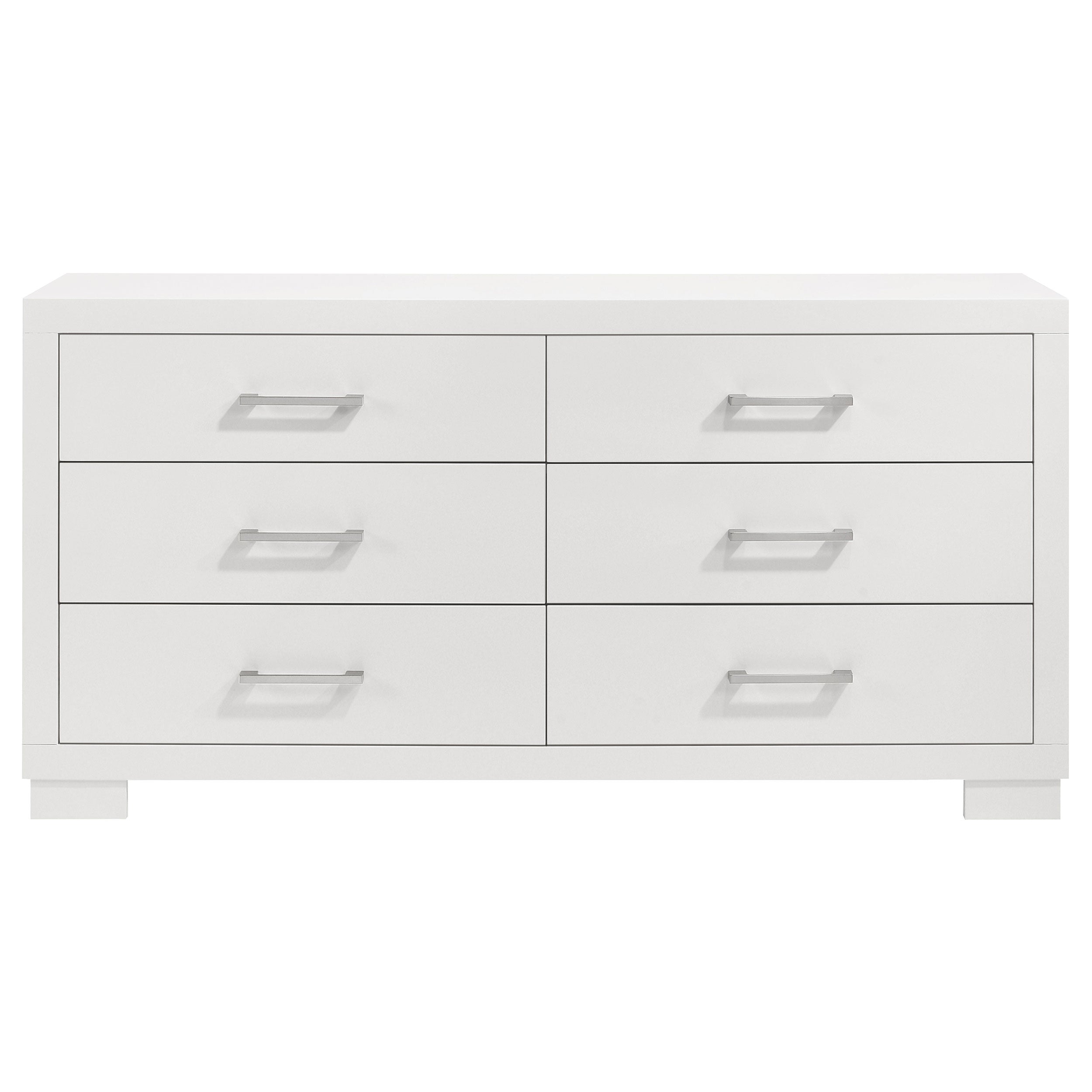 Jessica 6-drawer Dresser Cappuccino