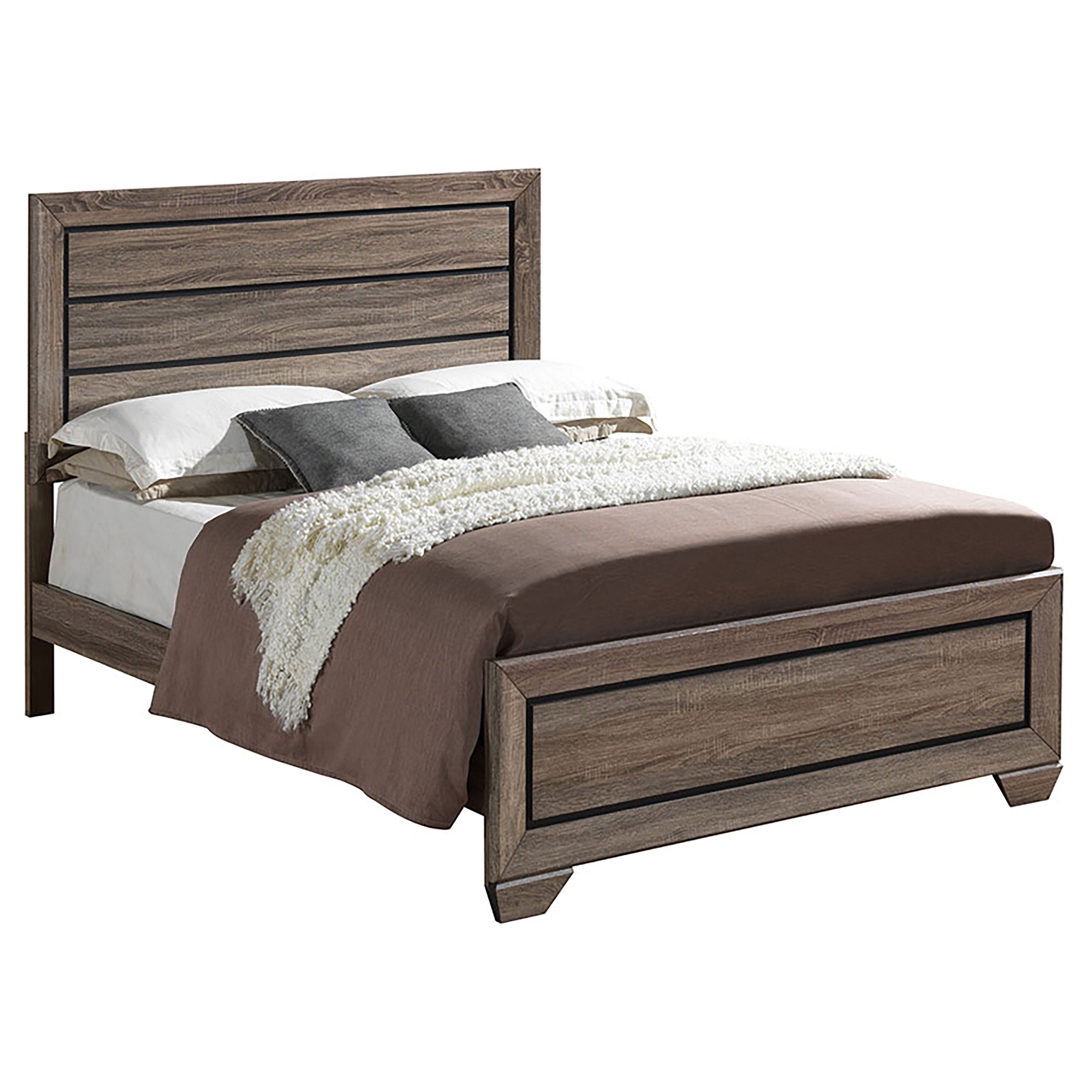 Kauffman Bedroom Set Dark Cocoa