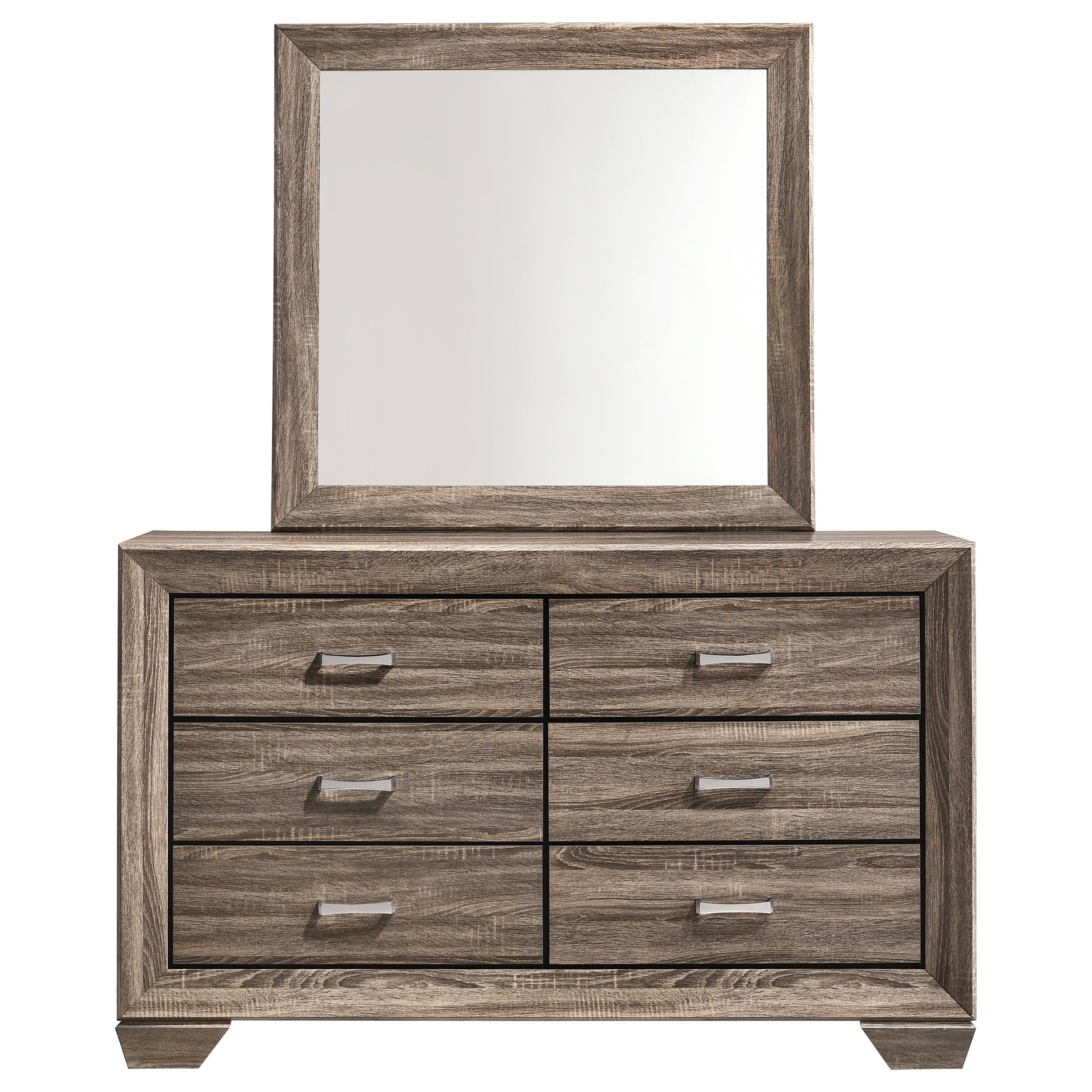 Kauffman 6-drawer Dresser Dark Cocoa