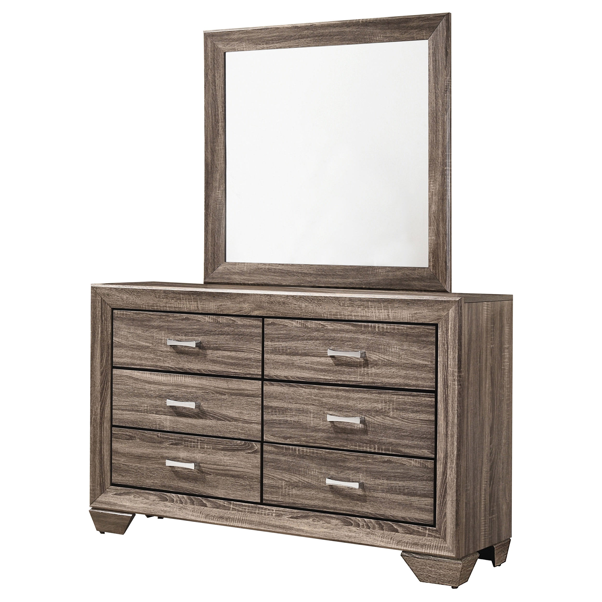 Kauffman 6-drawer Dresser Dark Cocoa