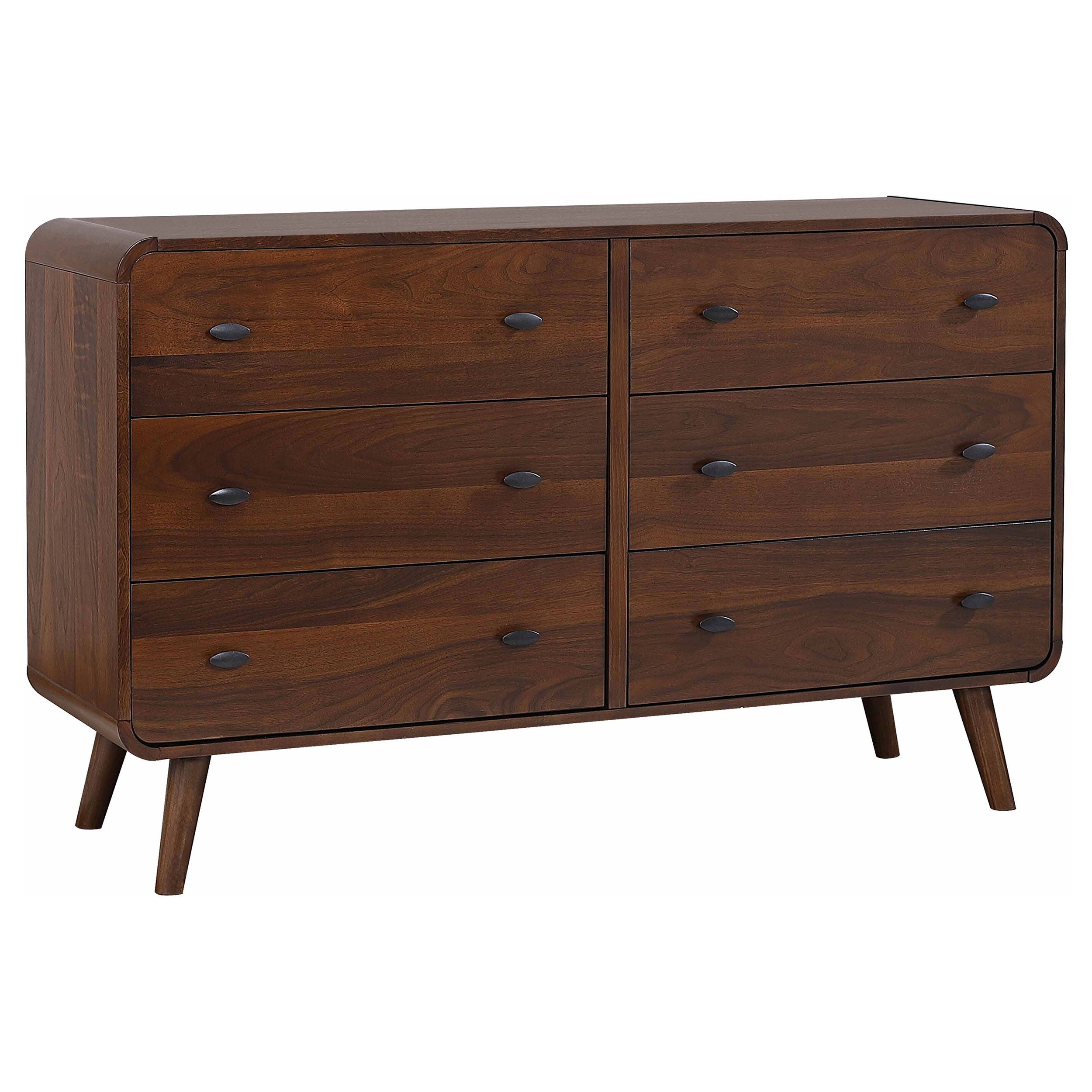 Robyn Bedroom Set Dark Walnut