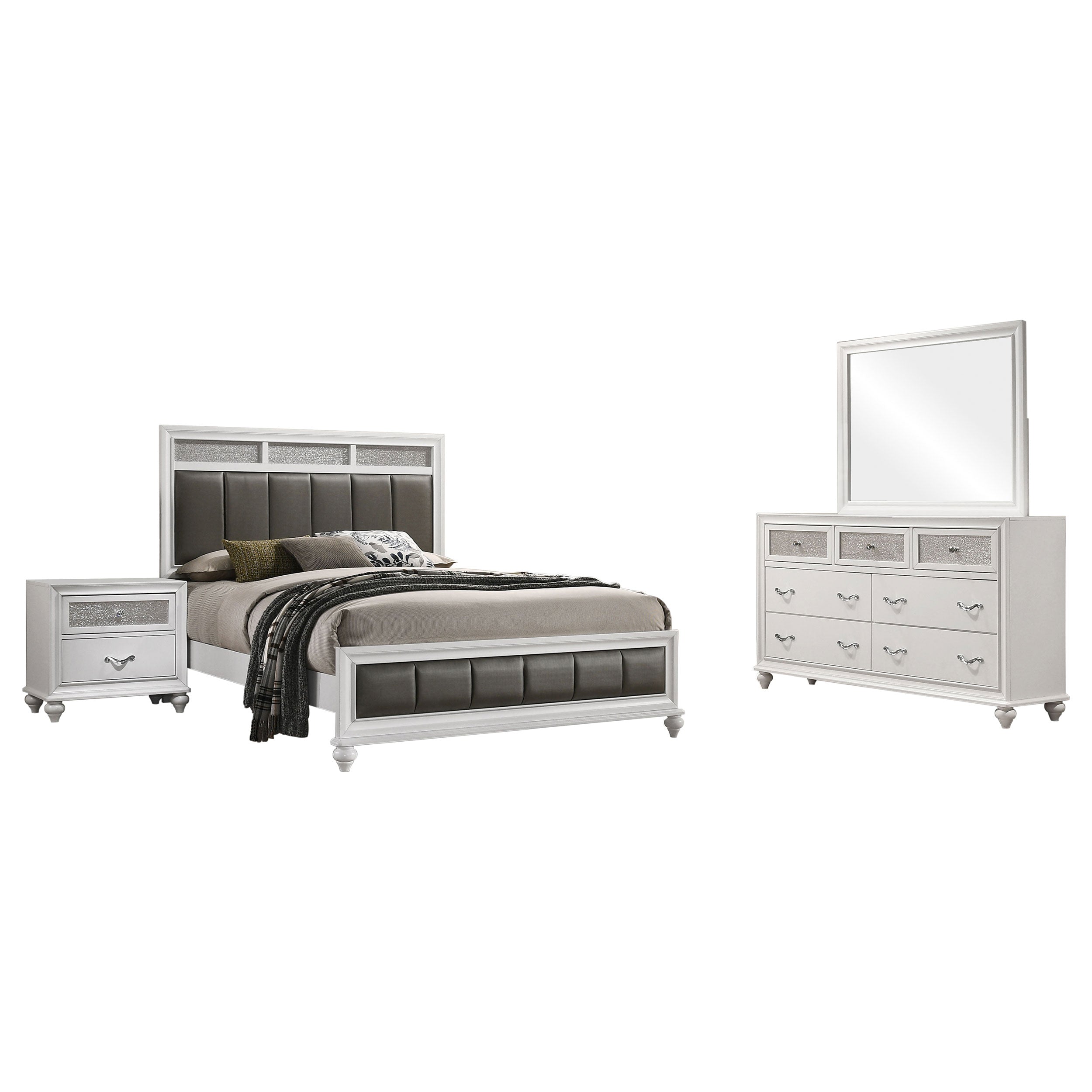 Barzini Bedroom Set Black