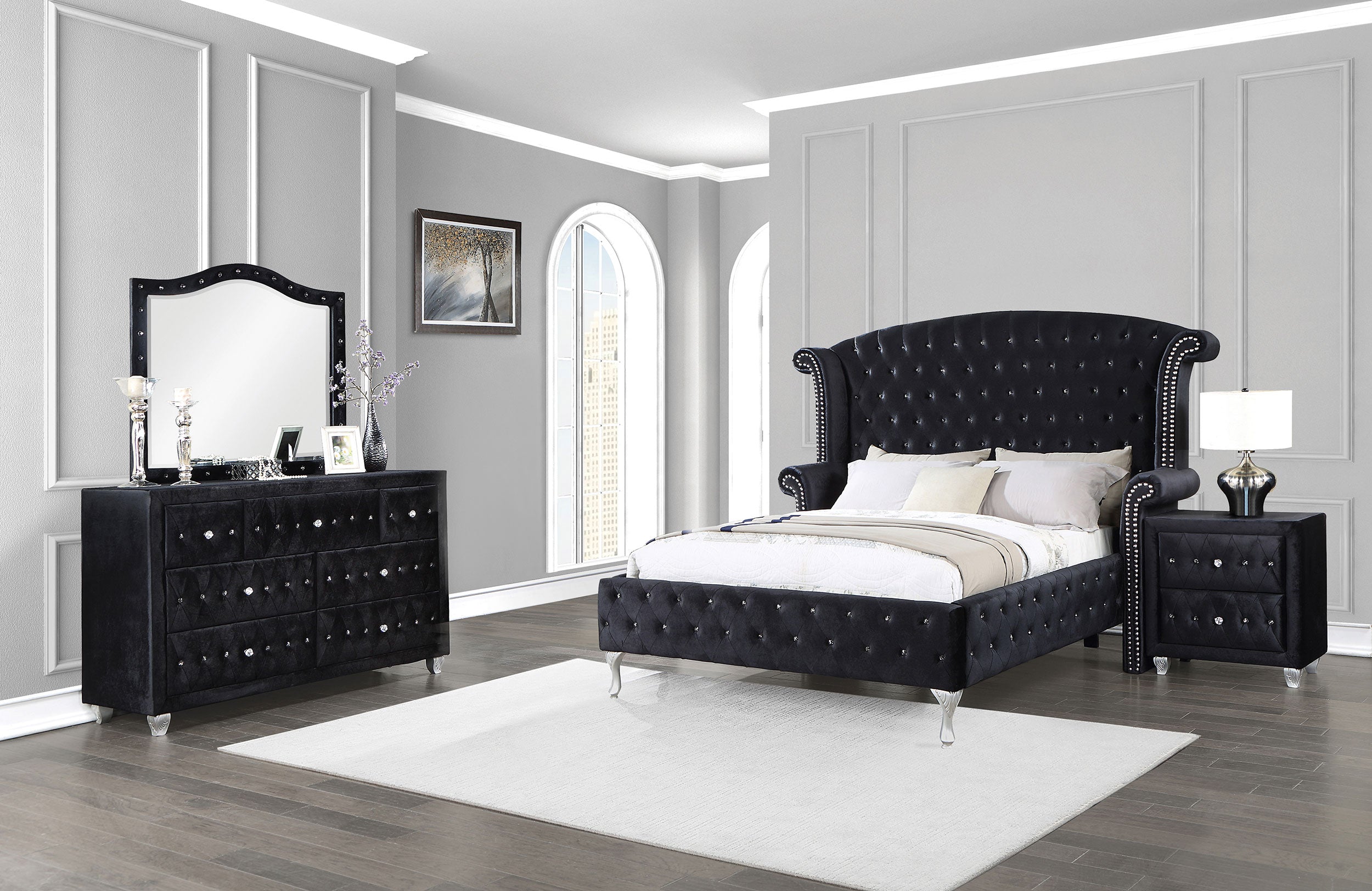 Deanna  Bedroom Set Black