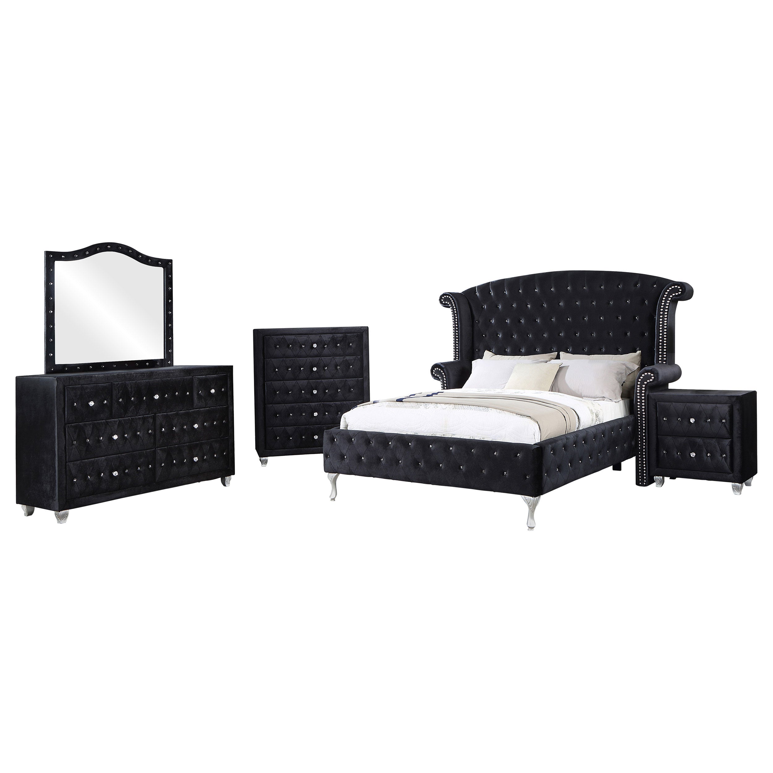 Deanna  Bedroom Set Black