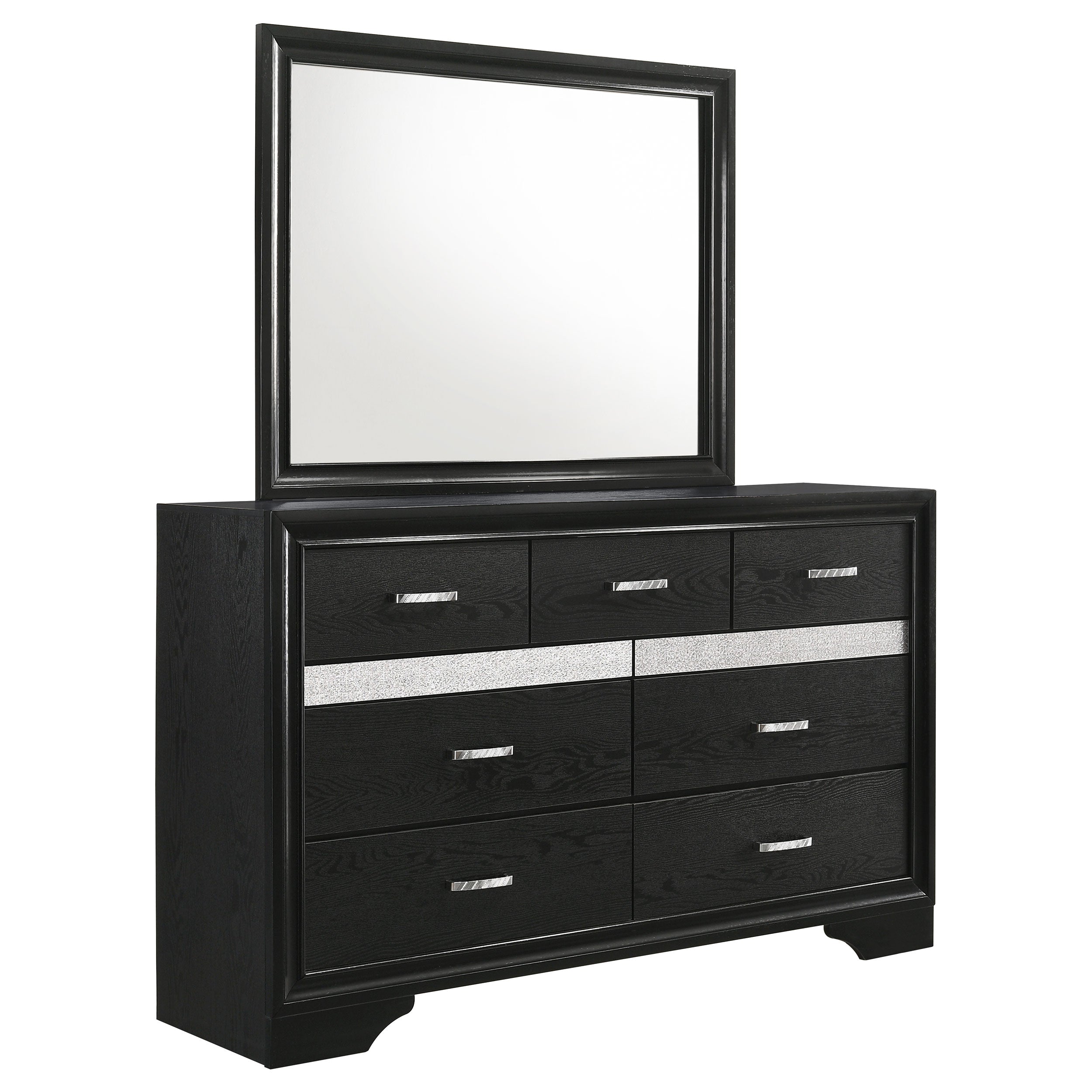 Miranda 7-drawer Dresser Black