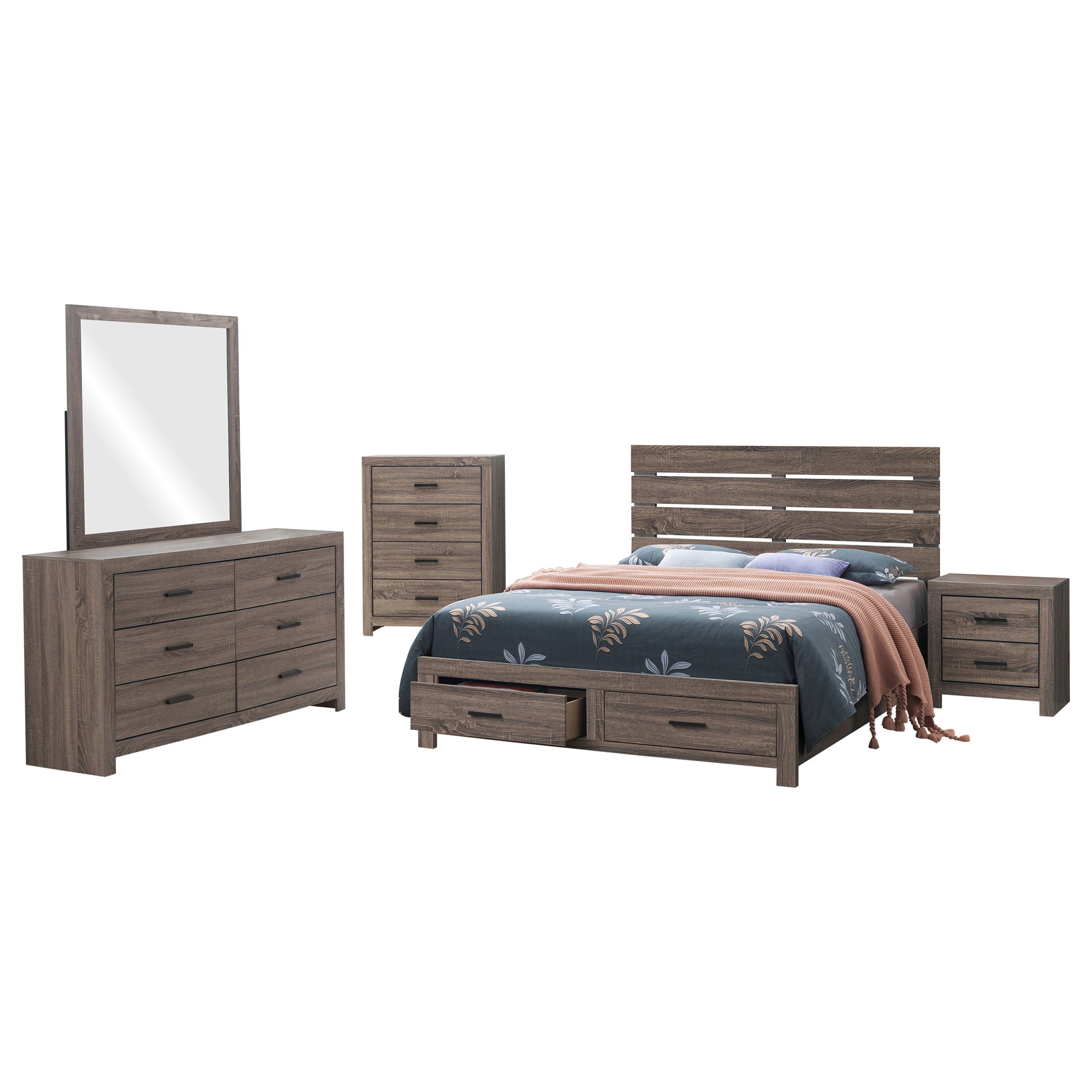 Brantford   Bedroom Set Barrel Oak
