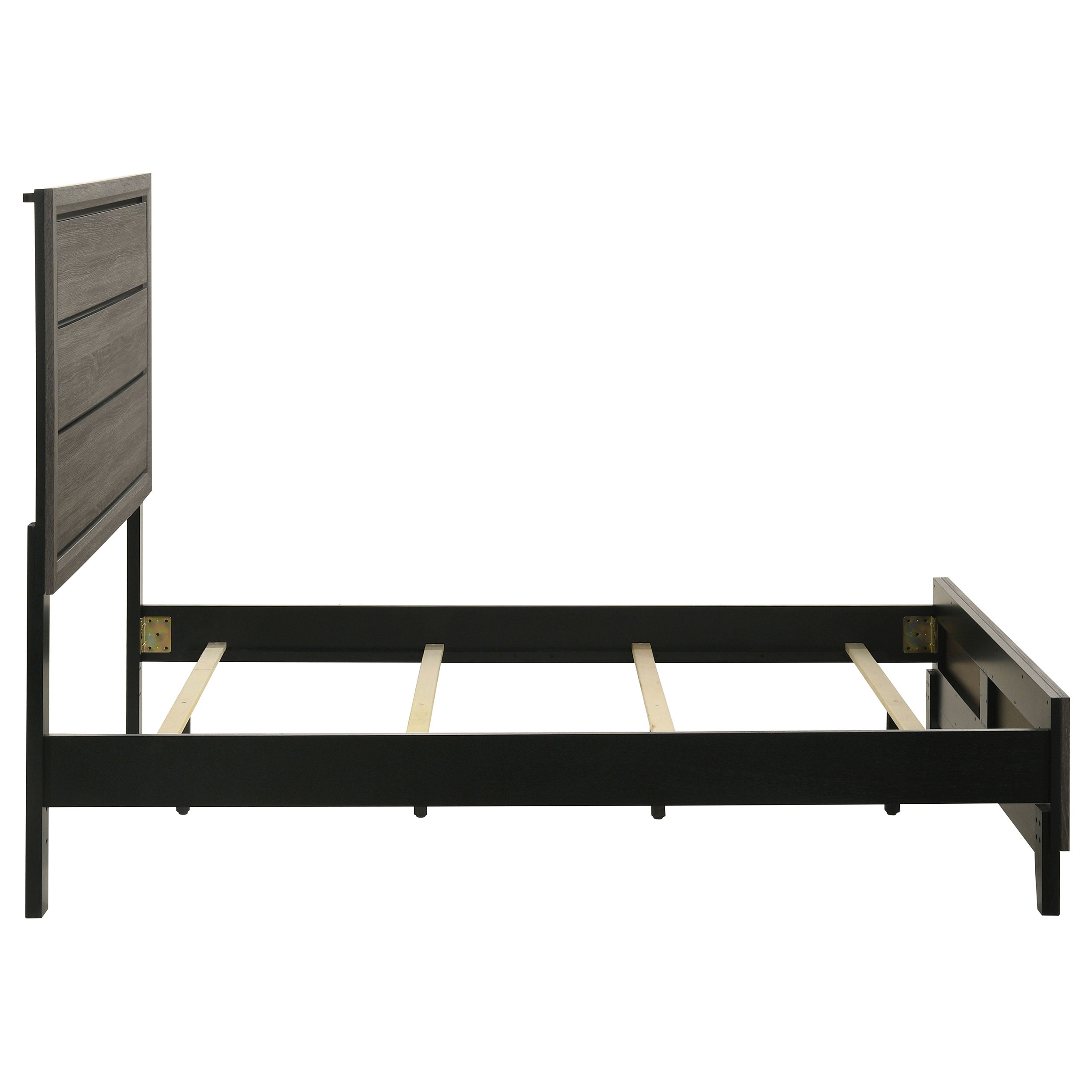 Watson Wood Panel Bed Grey Oak