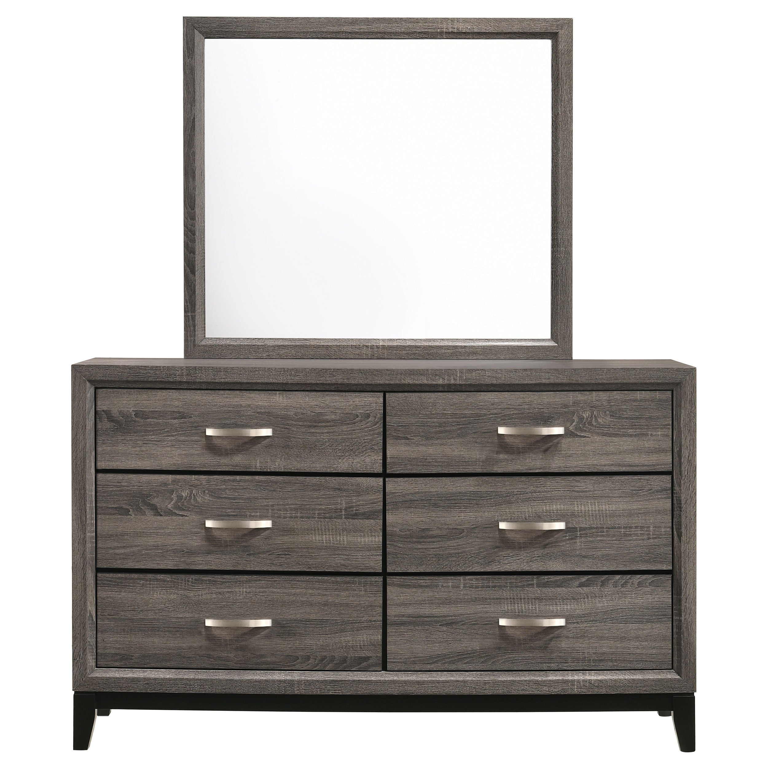 Watson 6-drawer Dresser Grey Oak