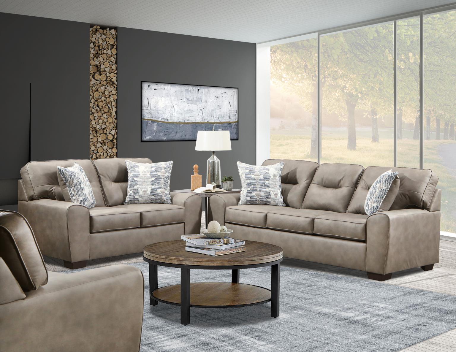 Stabler Pebble Sofa and Loveseat Set