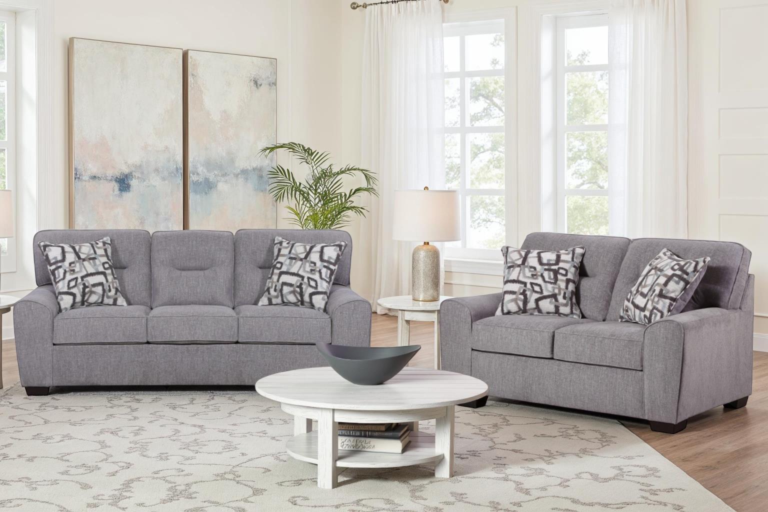 Renzo Marble Sofa and Loveseat Set
