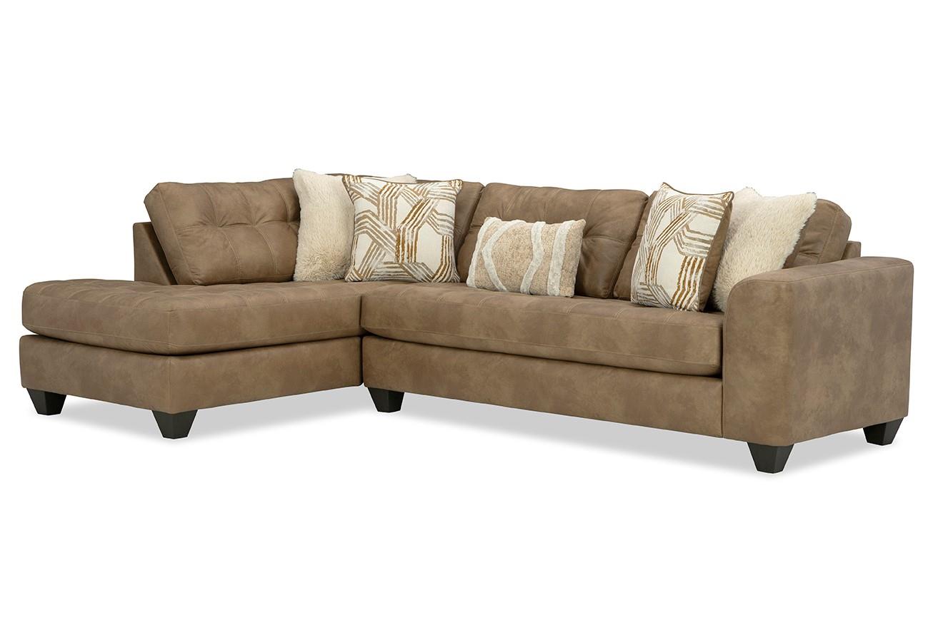 Crow Camel Sectional Sofa