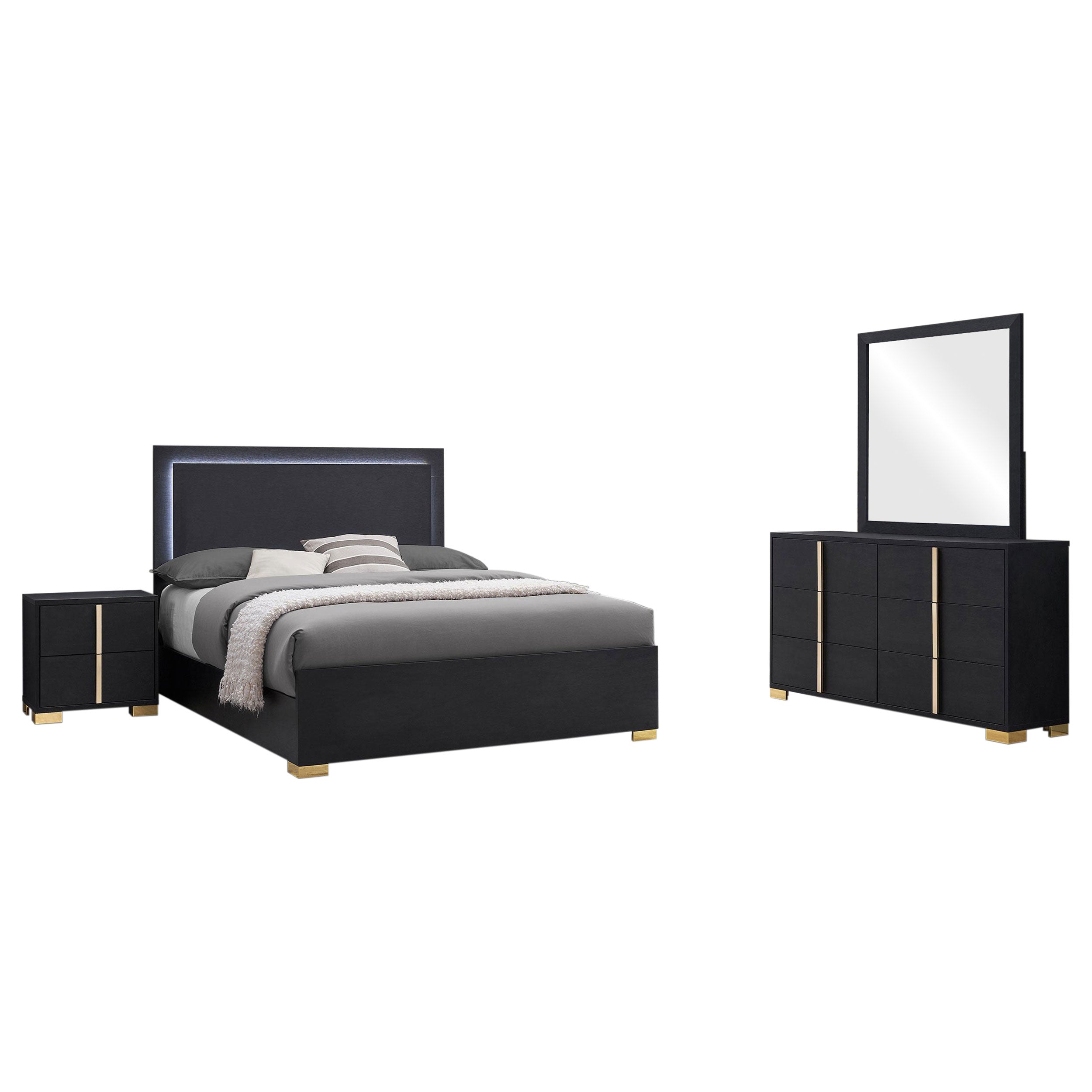 Marceline   Bedroom Set Black