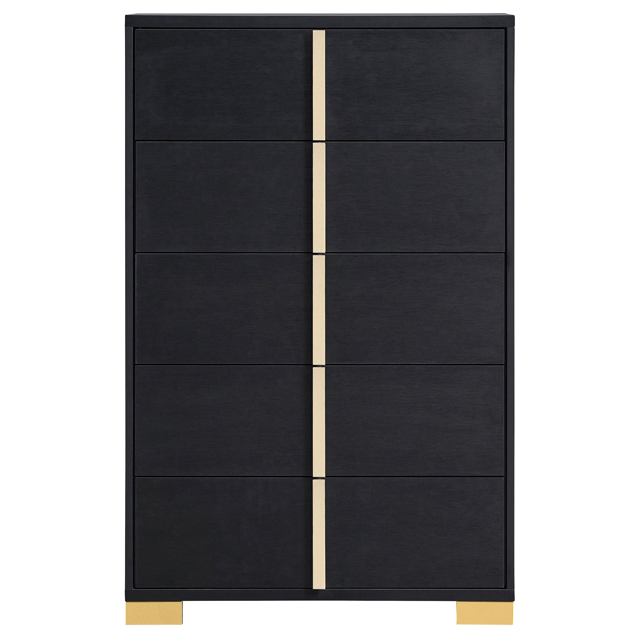 Marceline 5-drawer Bedroom Chest Black