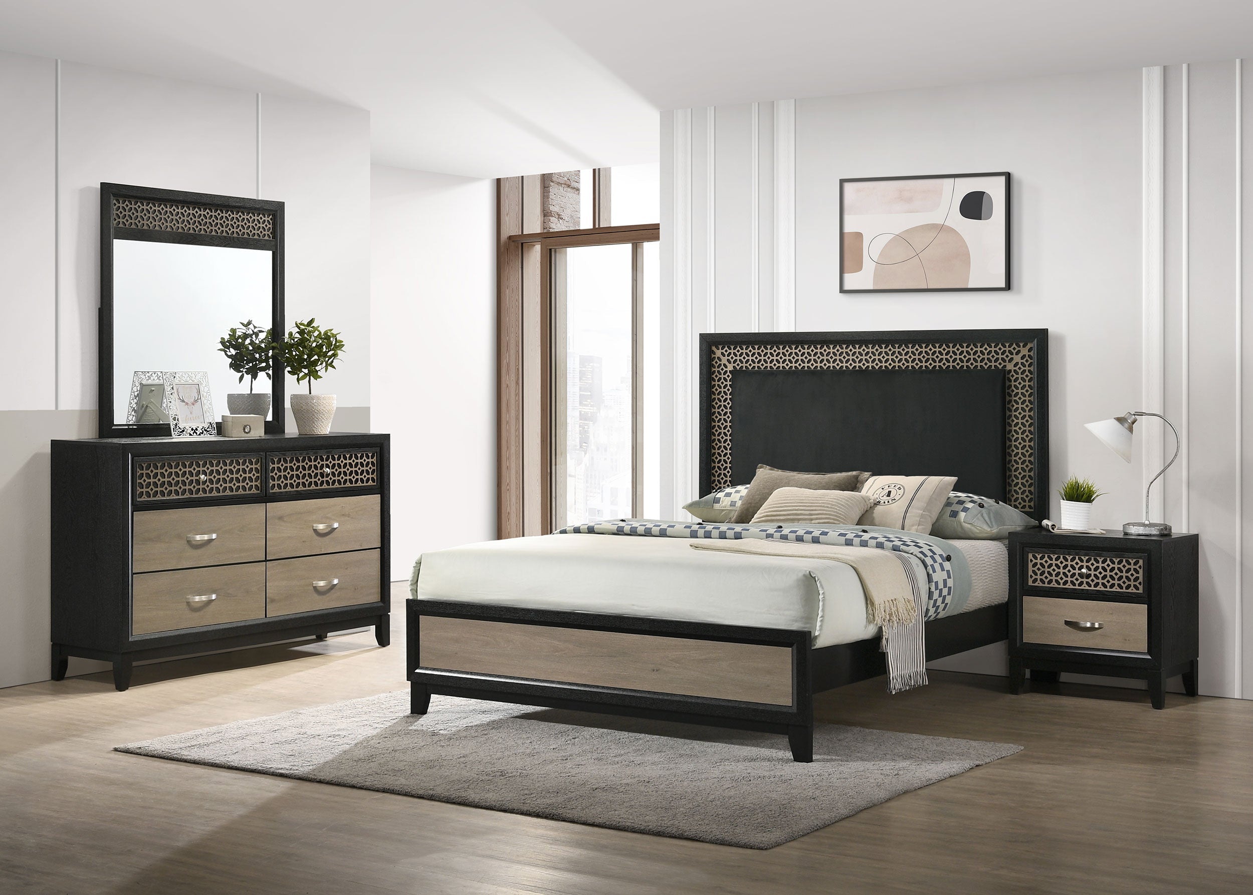 Valencia   Bedroom Set Black