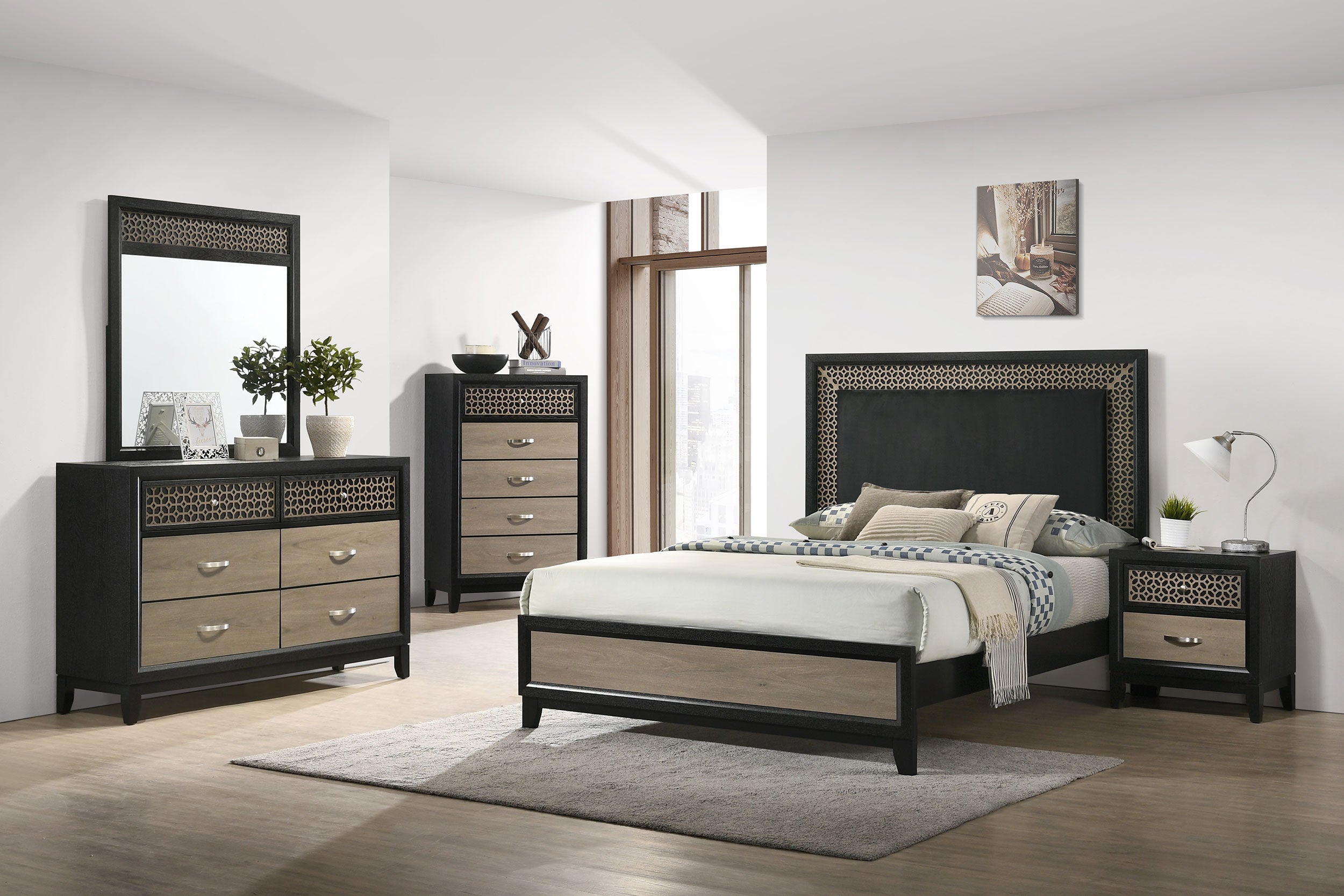Valencia   Bedroom Set Black