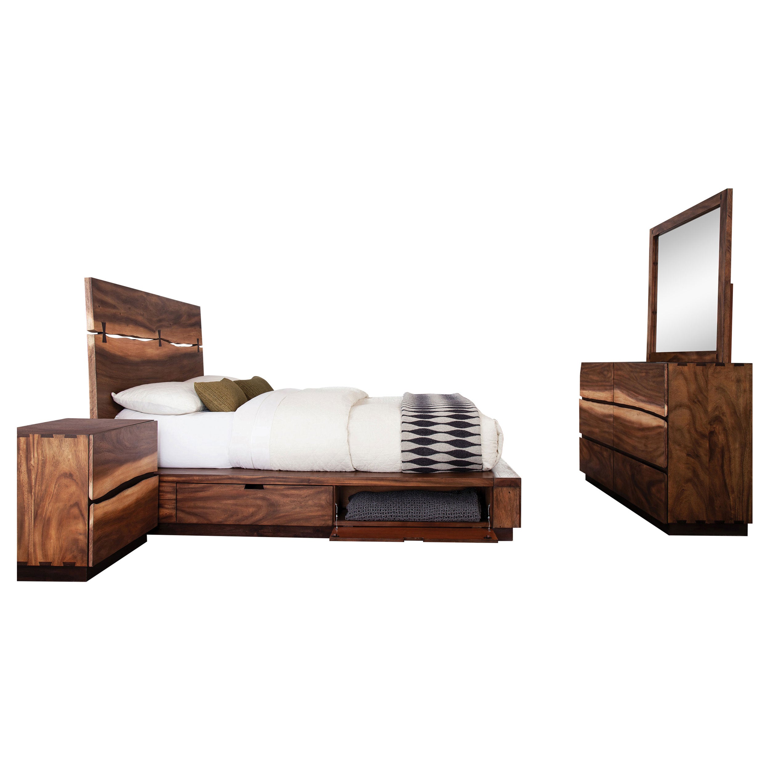 Winslow Bedroom Set Smokey Walnut