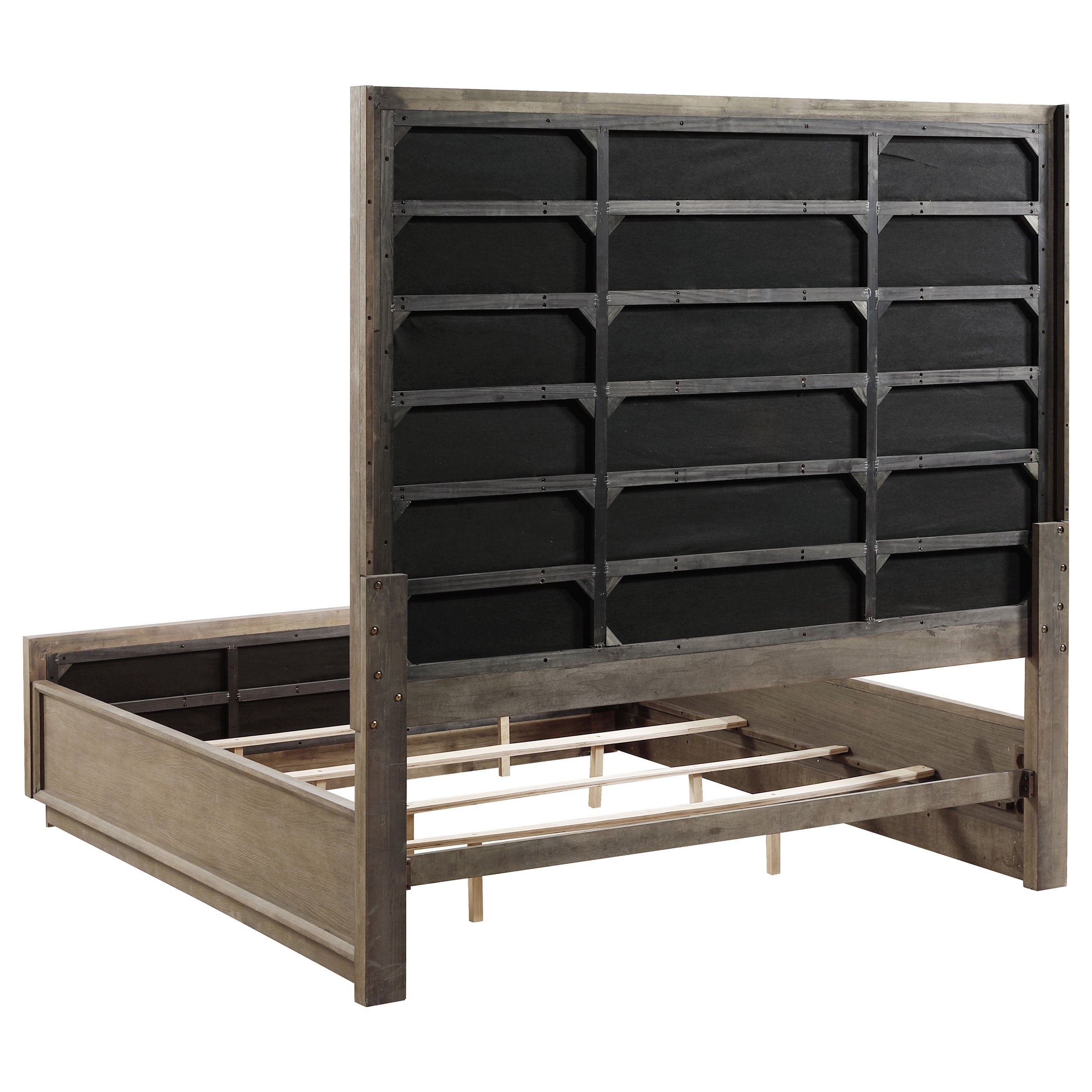 Durango 77-inch California King Panel Bed Smoked Peppercorn