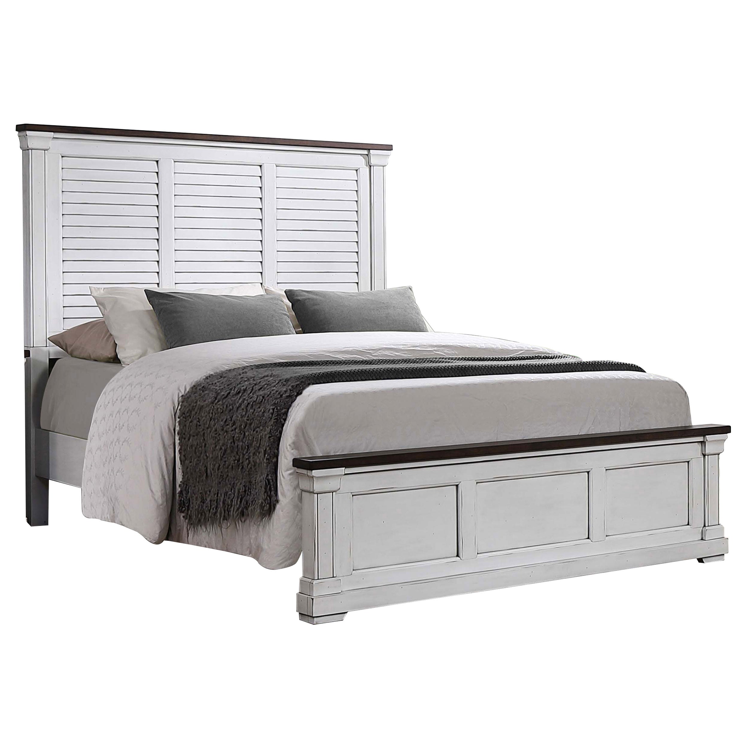 Hillcrest   Bedroom Set Distressed White