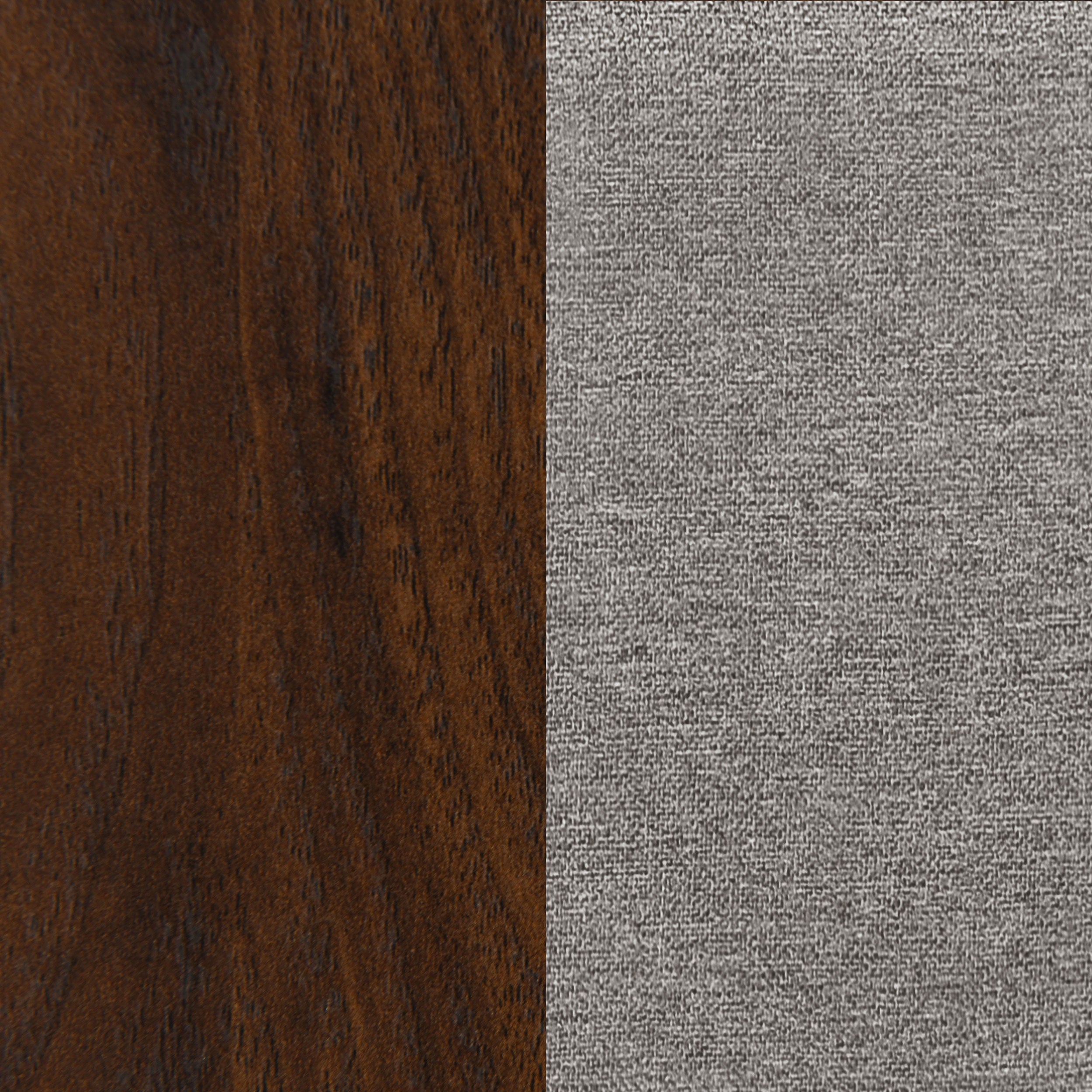 Welsley 50-inch Upholstered Bed Walnut