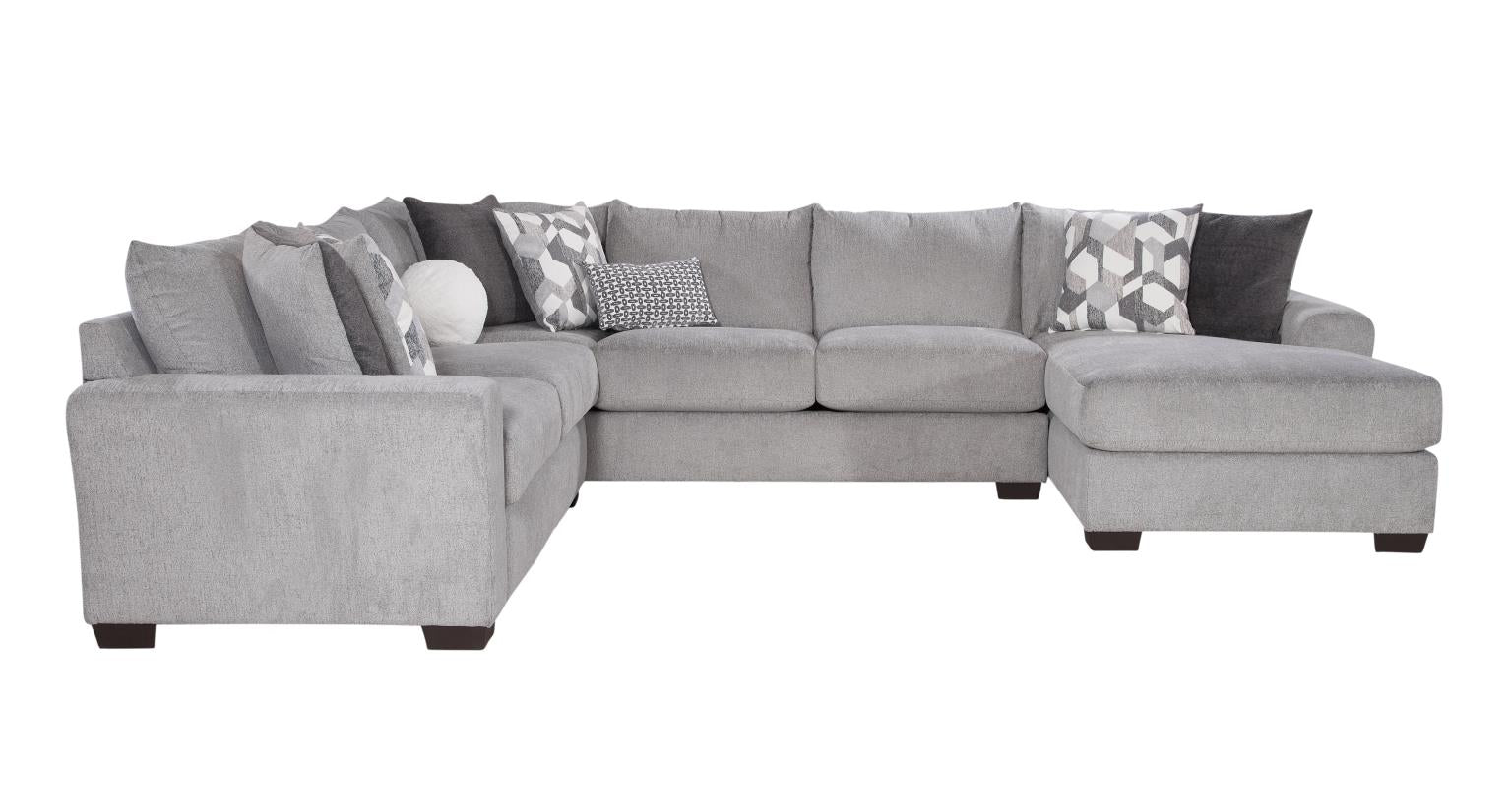 Apollo Gray Sectional Sofa