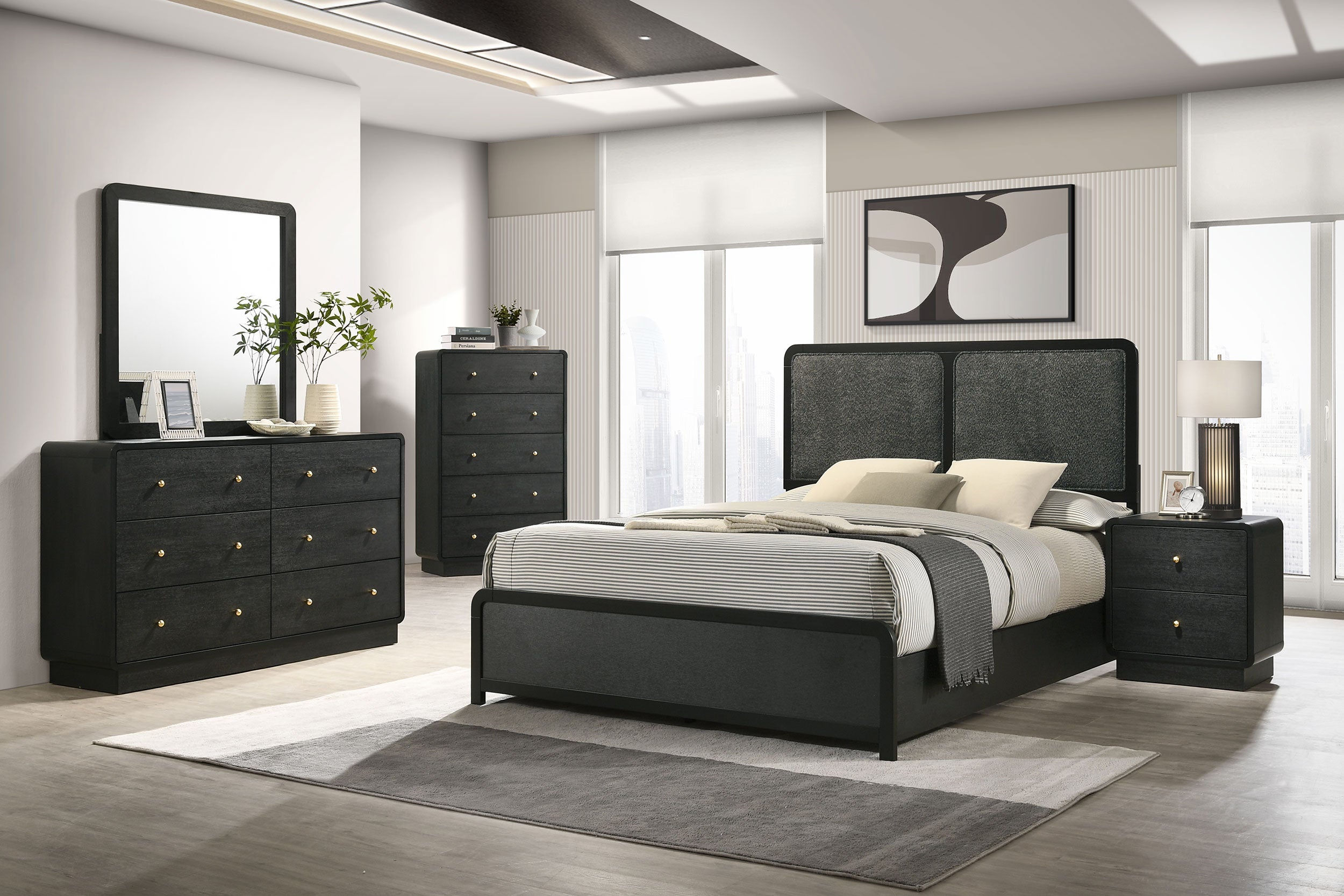 Cavelle   Bedroom Set Black