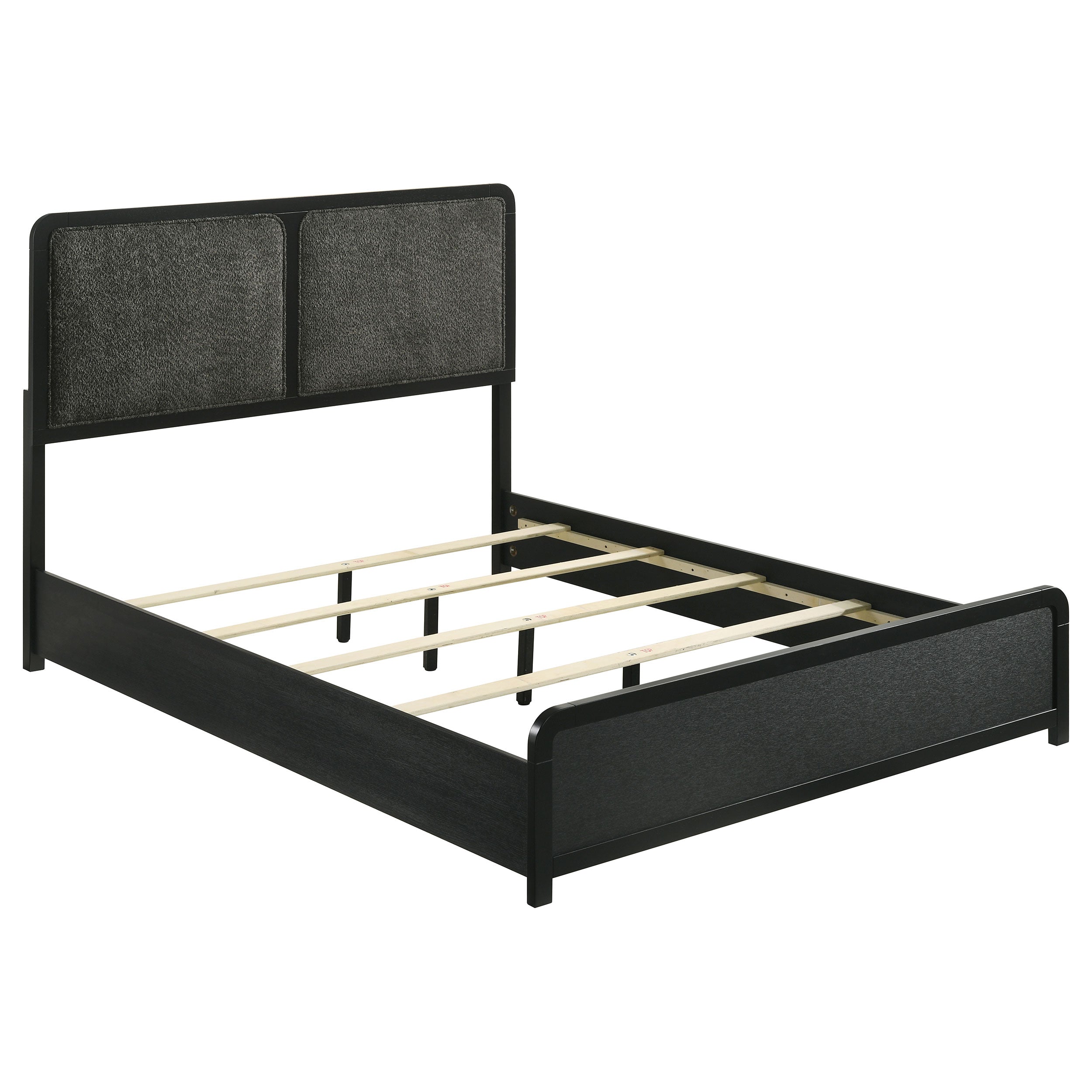 Cavelle 51-inch Upholstered  Bed Black