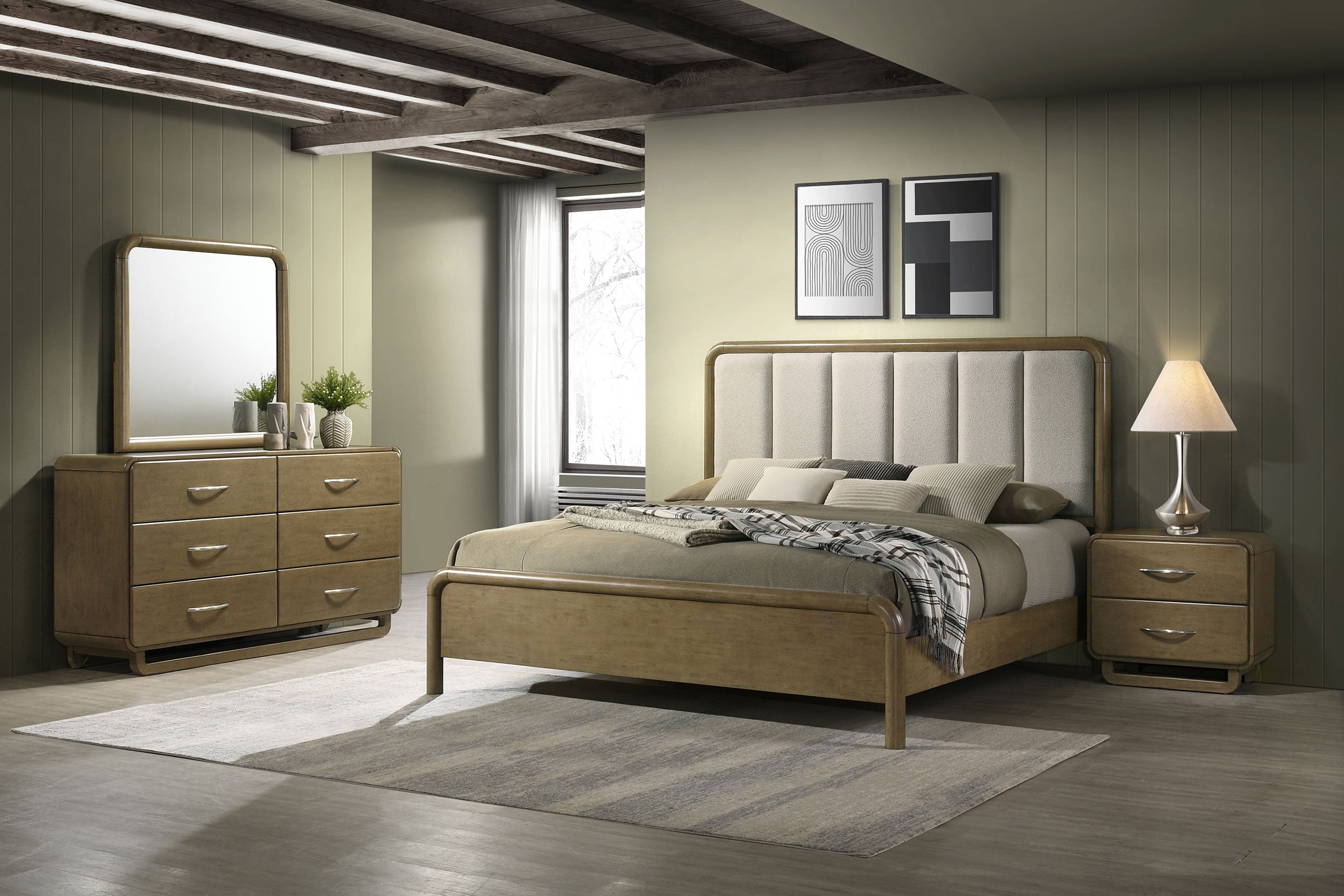 Amsbury Bedroom Set Nutmeg
