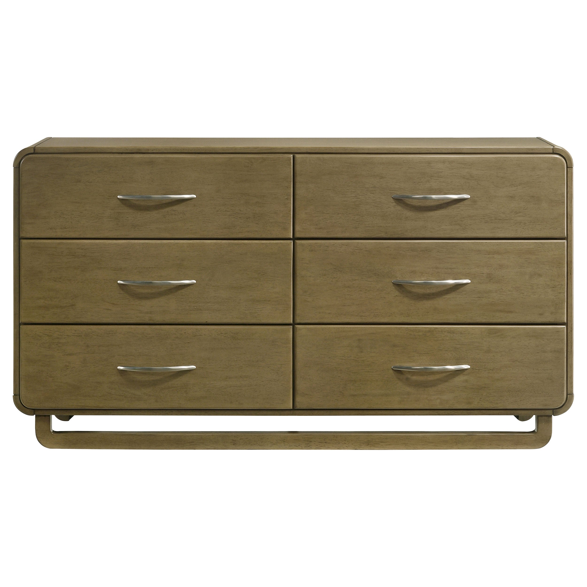 Amsbury 6-drawer Dresser and Mirror Nutmeg