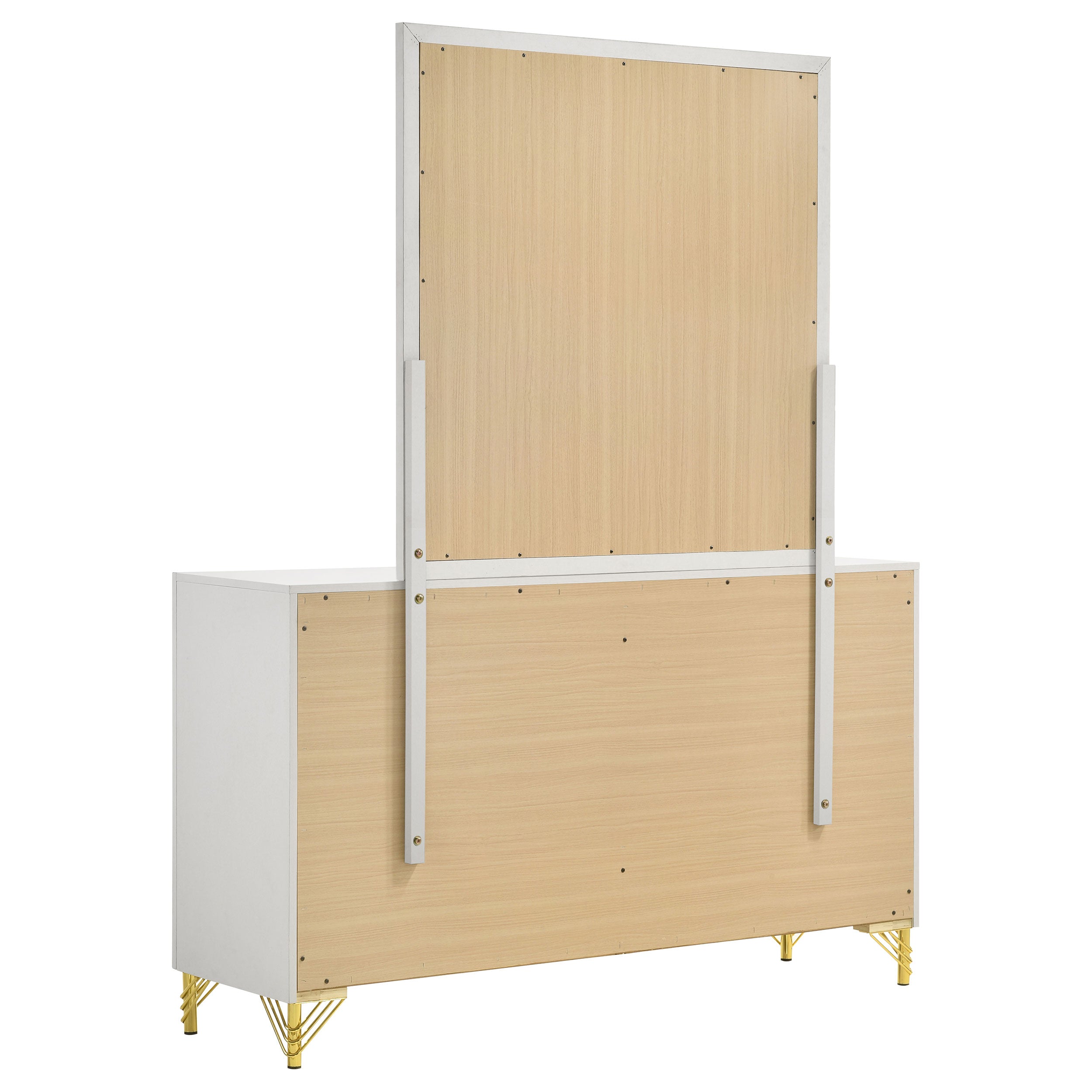 Lucia 6-drawer Dresser Cabinet White