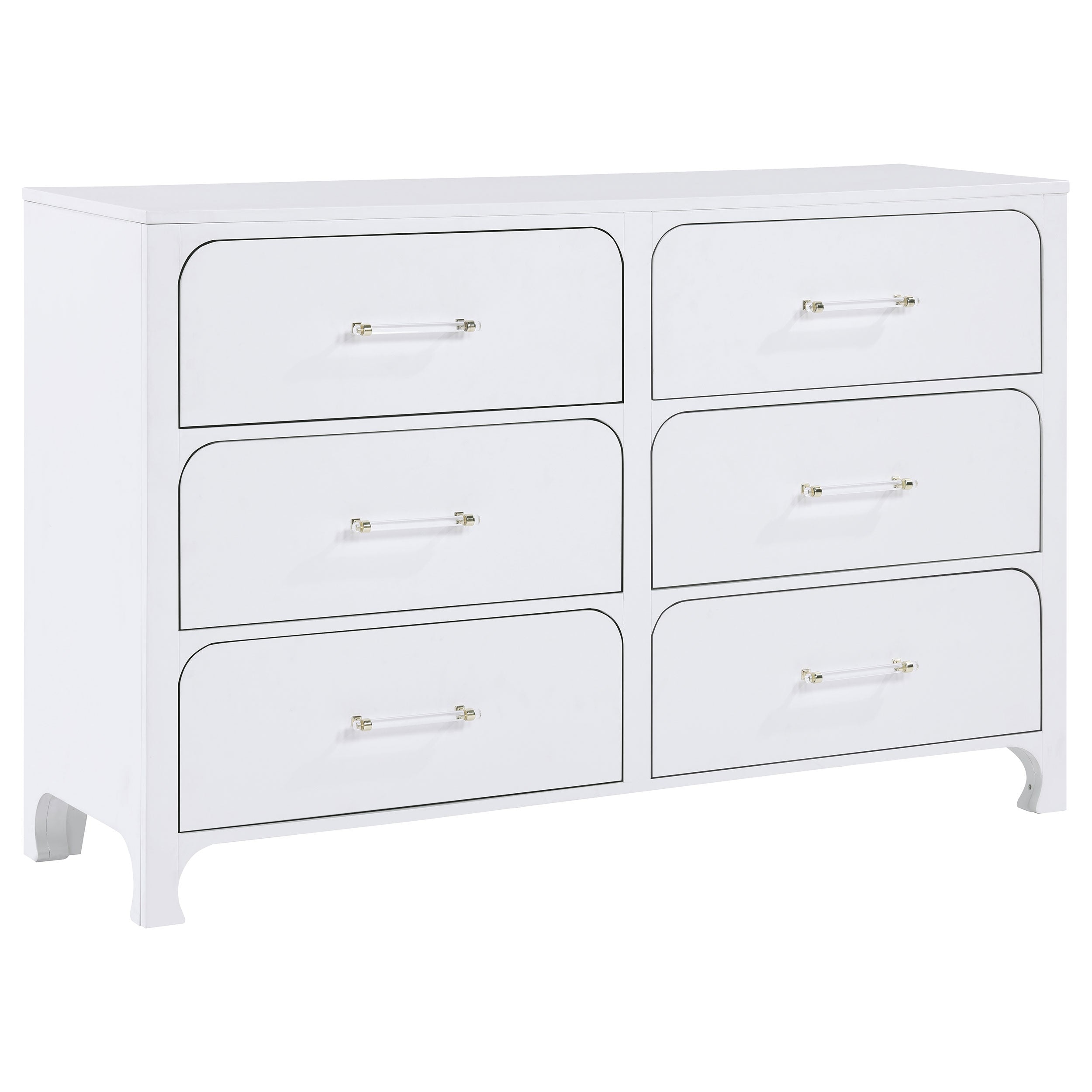Anastasia  Bedroom Set Pearl White
