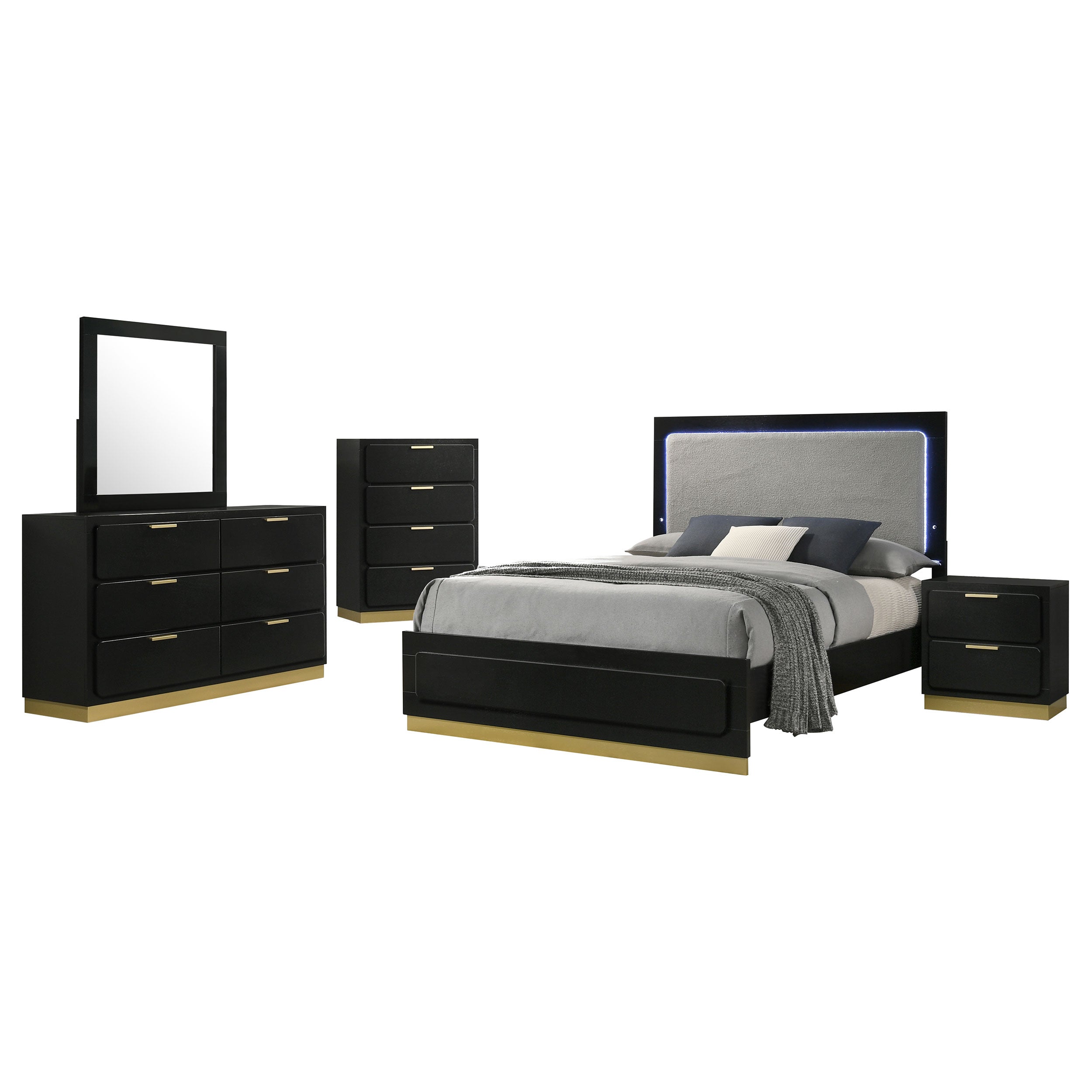 Caraway   Bedroom Set Black
