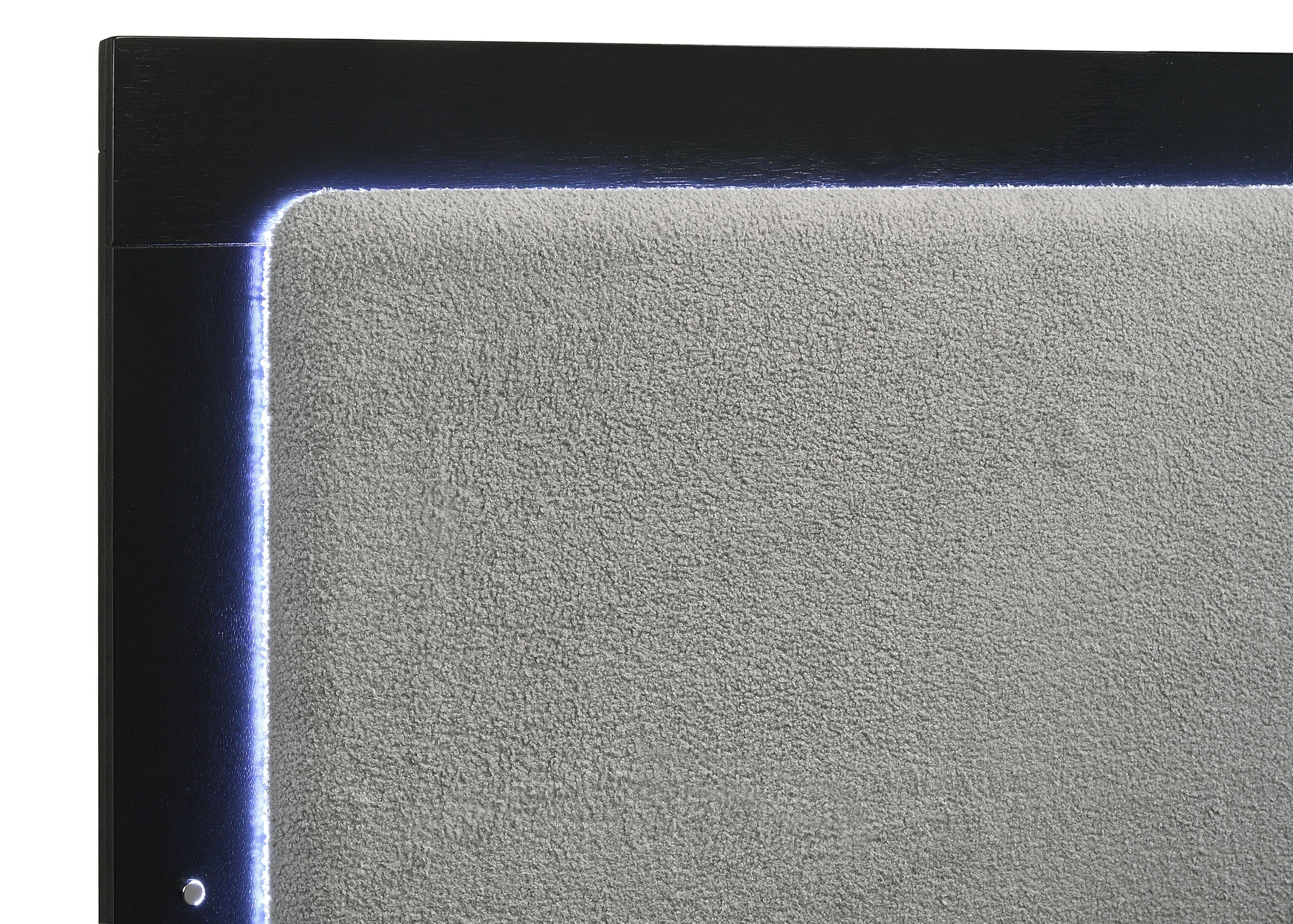 Camille Upholstered California King Panel Bed Grey