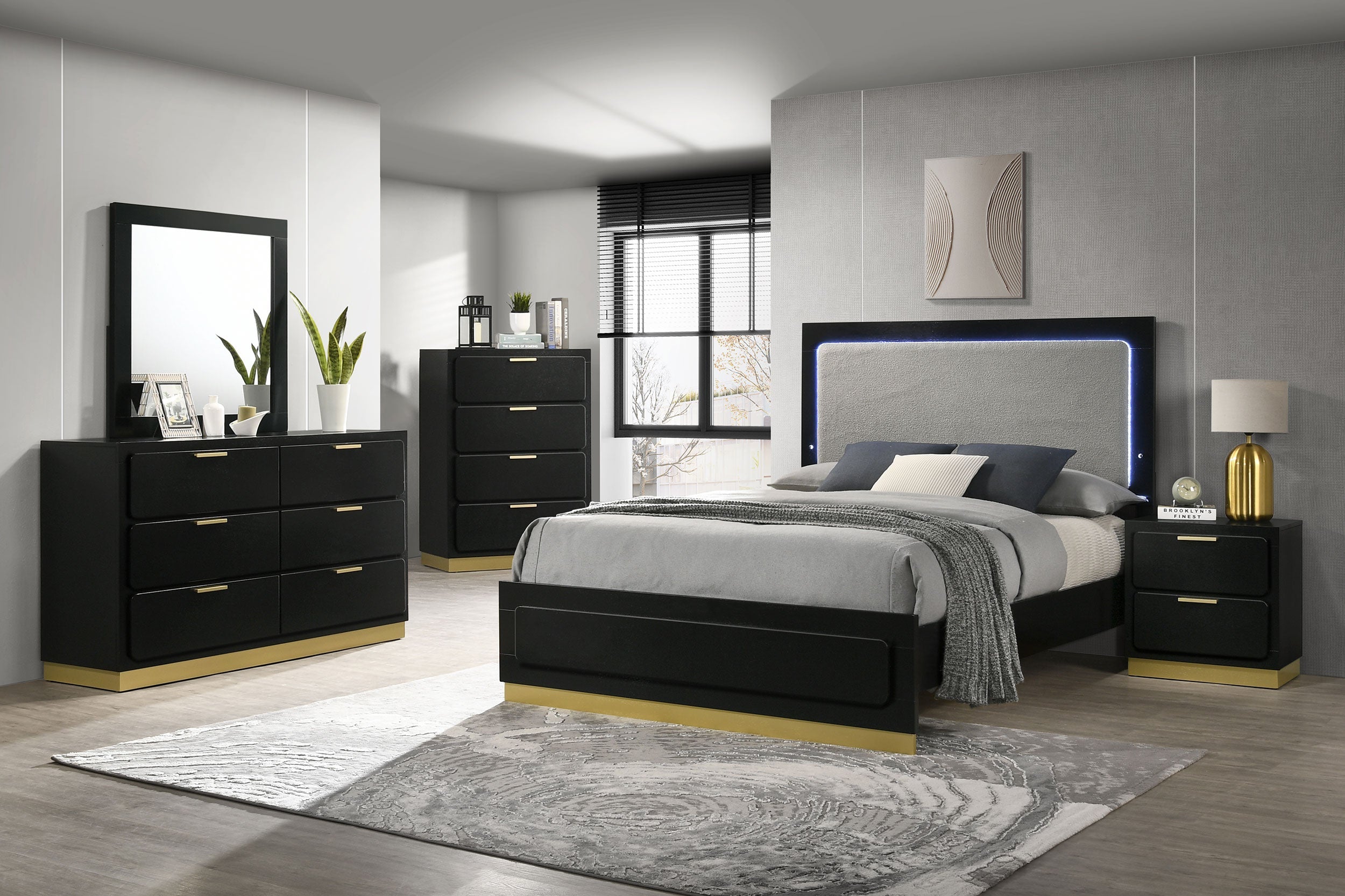 Caraway   Bedroom Set Black