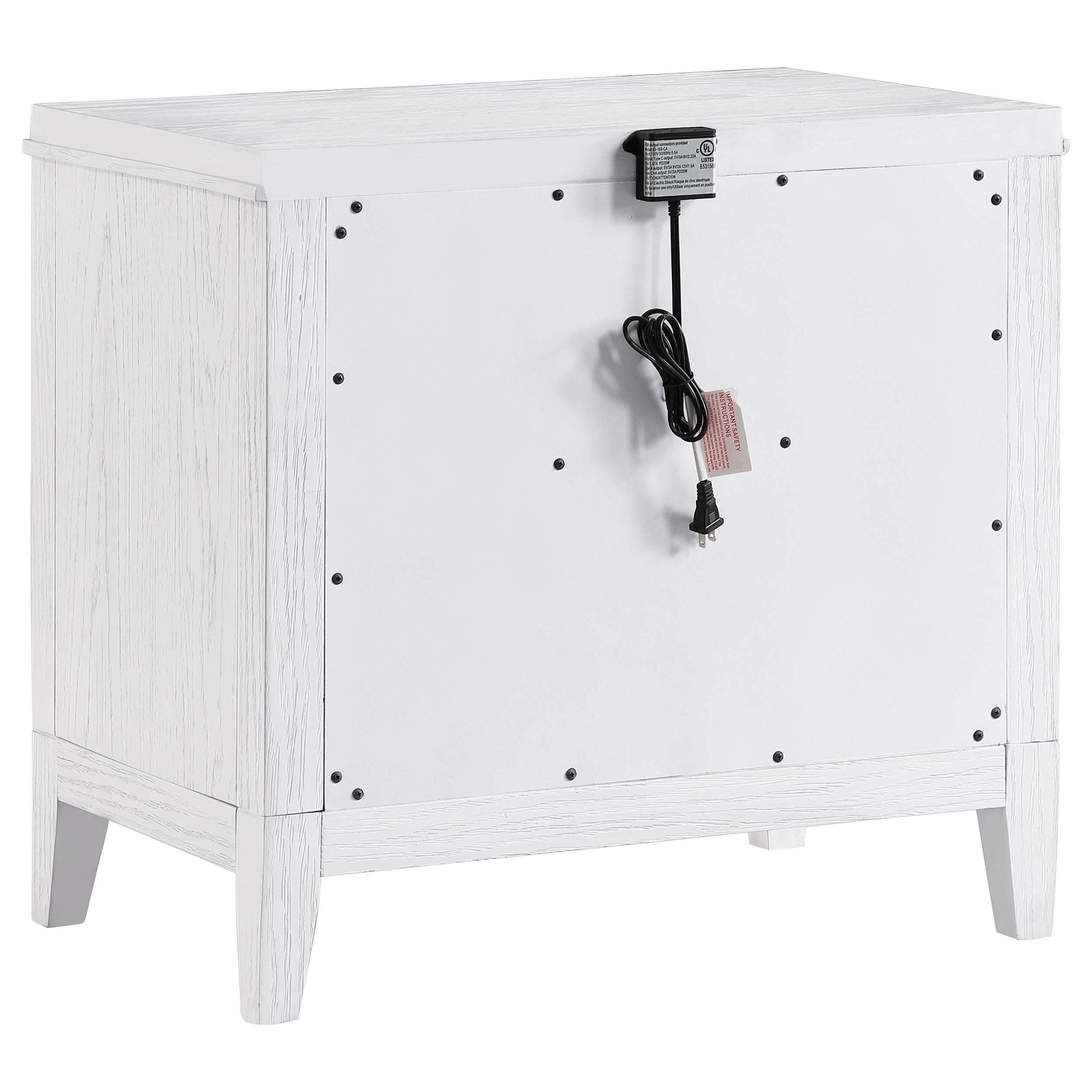 Marielle Bedroom Set Distressed White